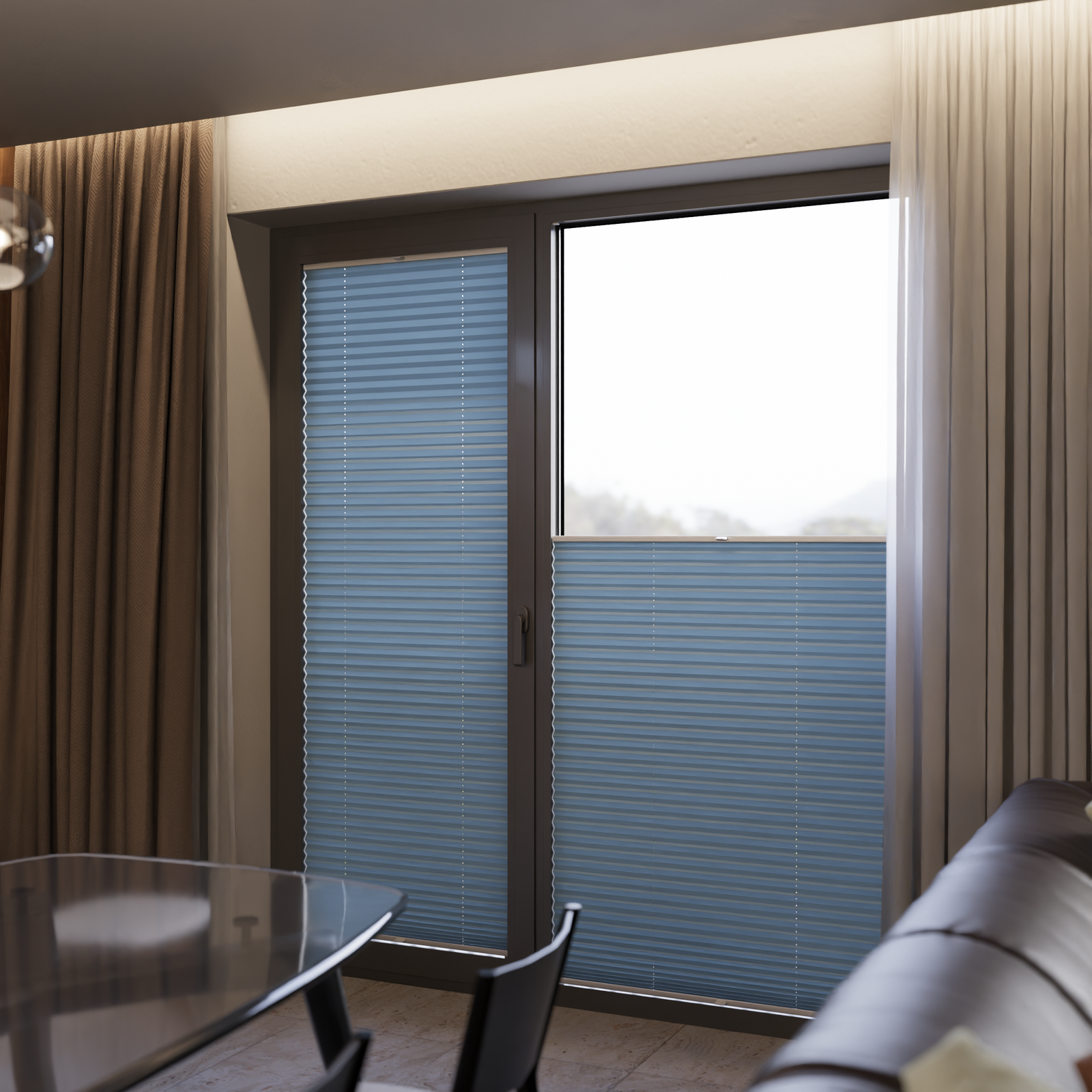 Jaloustore COSIFLOR® Plissee Cannes Türkisblau - Bild 13