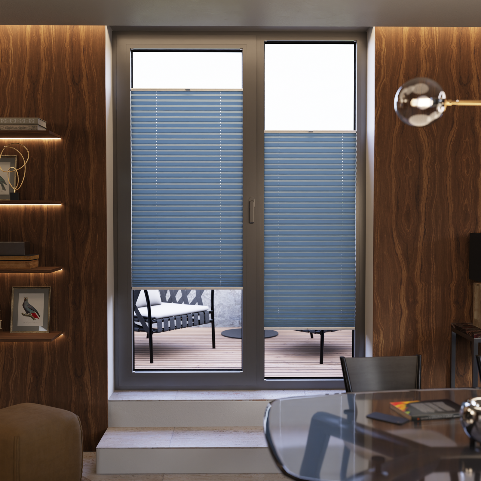 Jaloustore COSIFLOR® Plissee Cannes Türkisblau - Bild 15