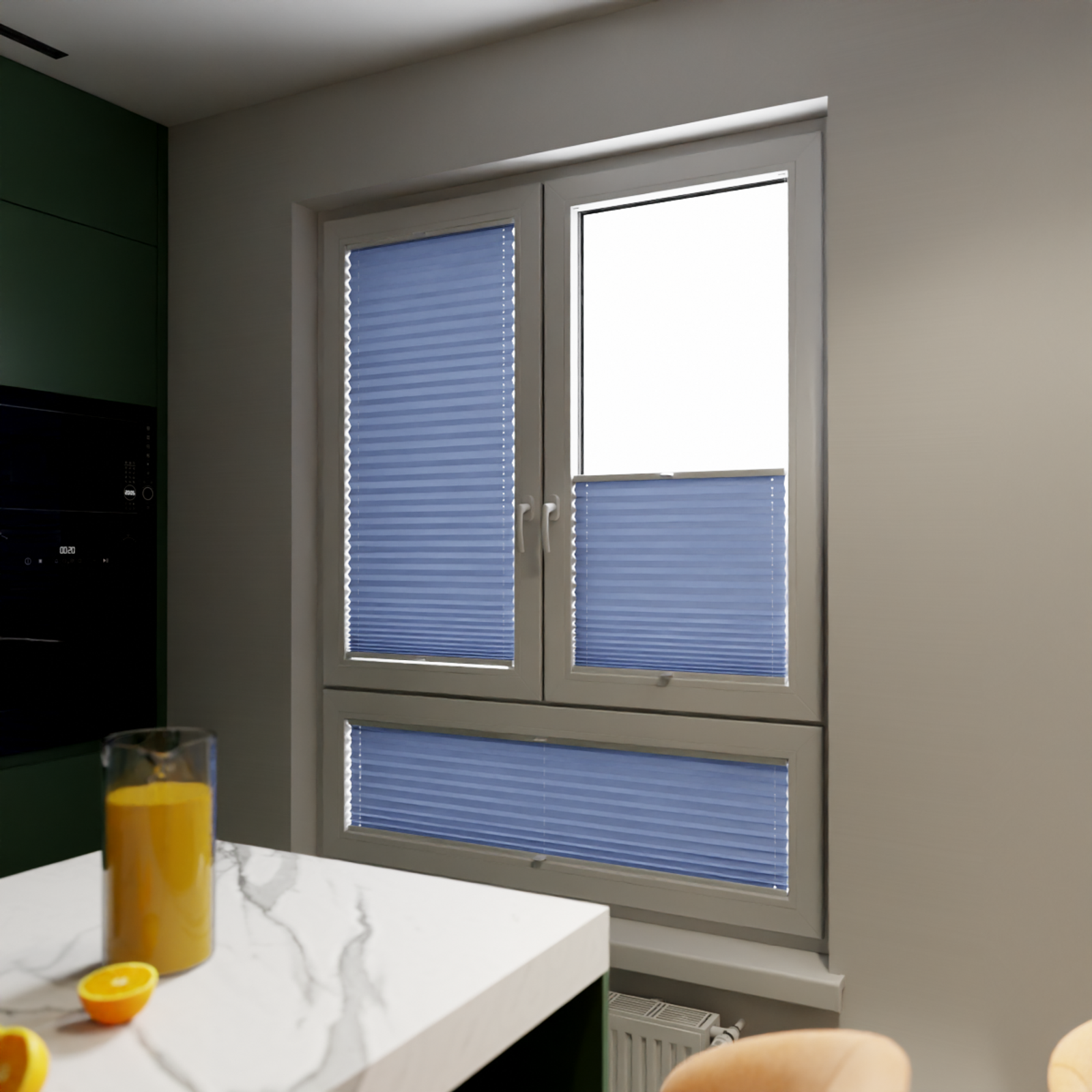 Jaloustore COSIFLOR® Plissee Cannes Blau - Bild 10