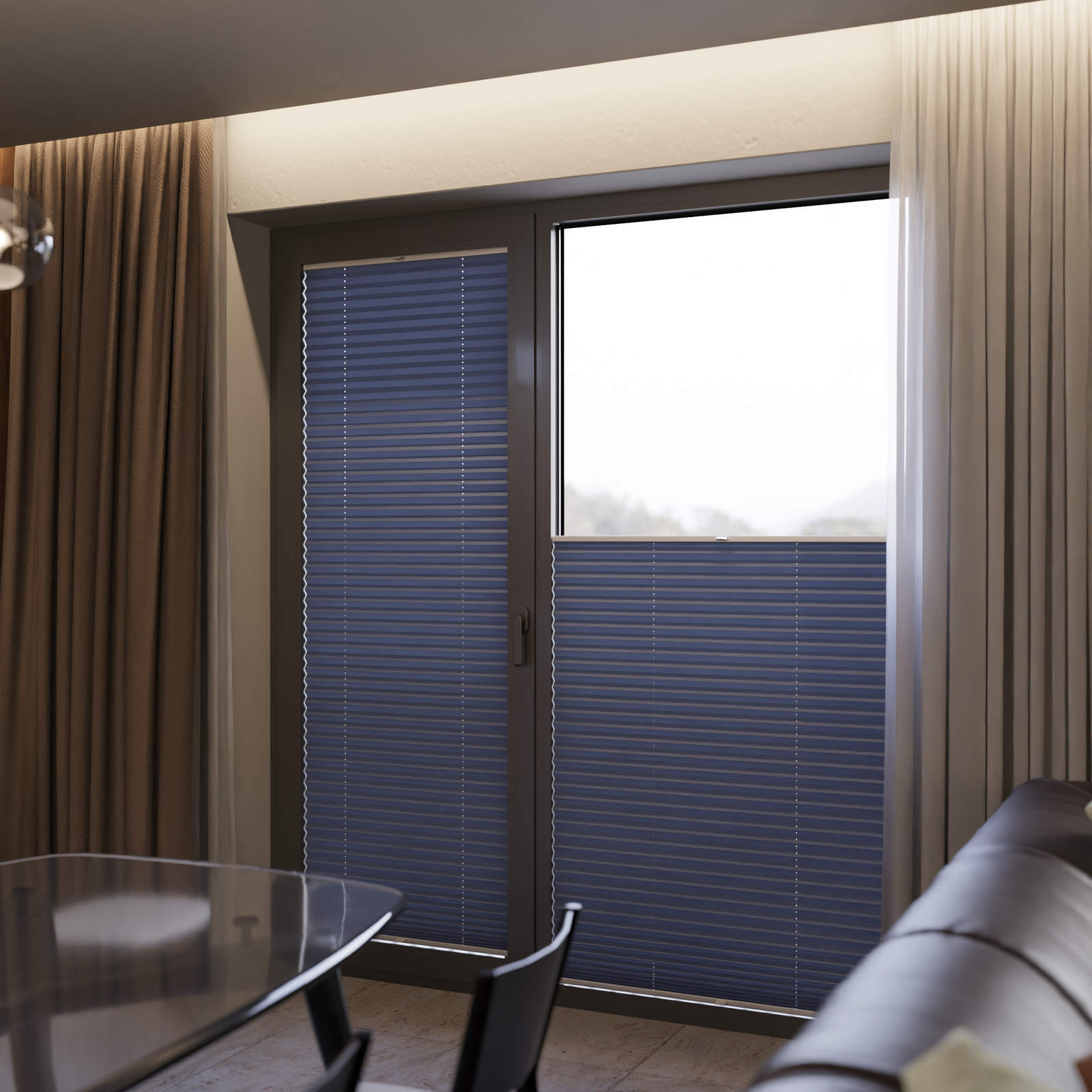 Jaloustore COSIFLOR® Plissee Cannes Blau - Bild 13