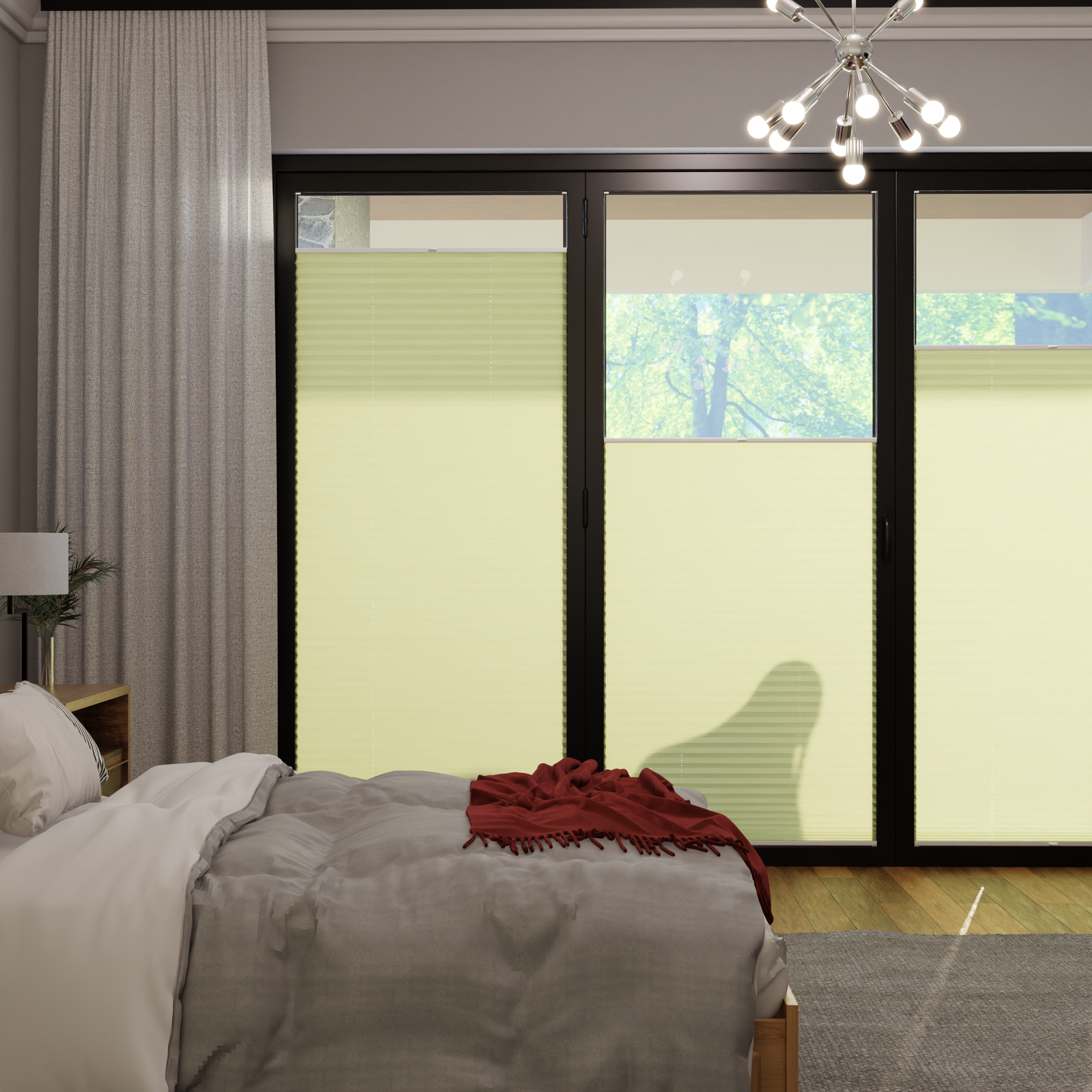 Jaloustore COSIFLOR® Plissee Cannes Grün - Bild 0