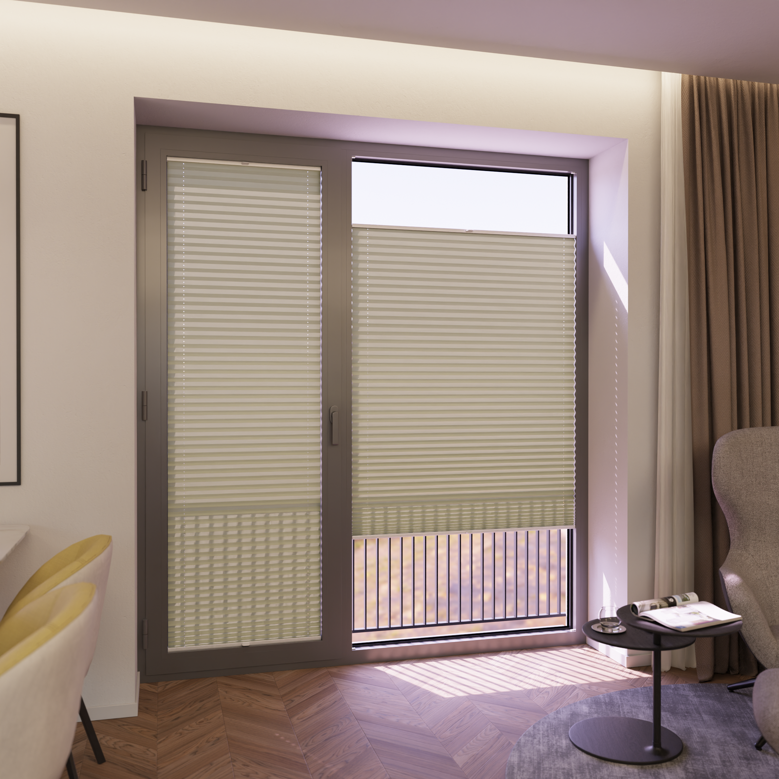 Jaloustore COSIFLOR® Plissee Cannes Grün - Bild 6