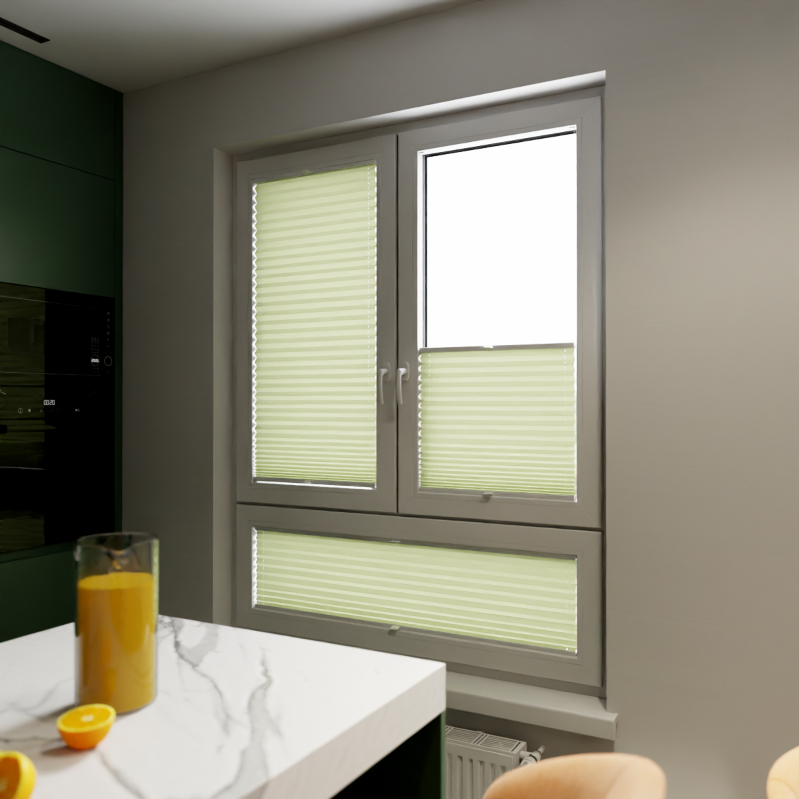 Jaloustore COSIFLOR® Plissee Cannes Grün - Bild 10