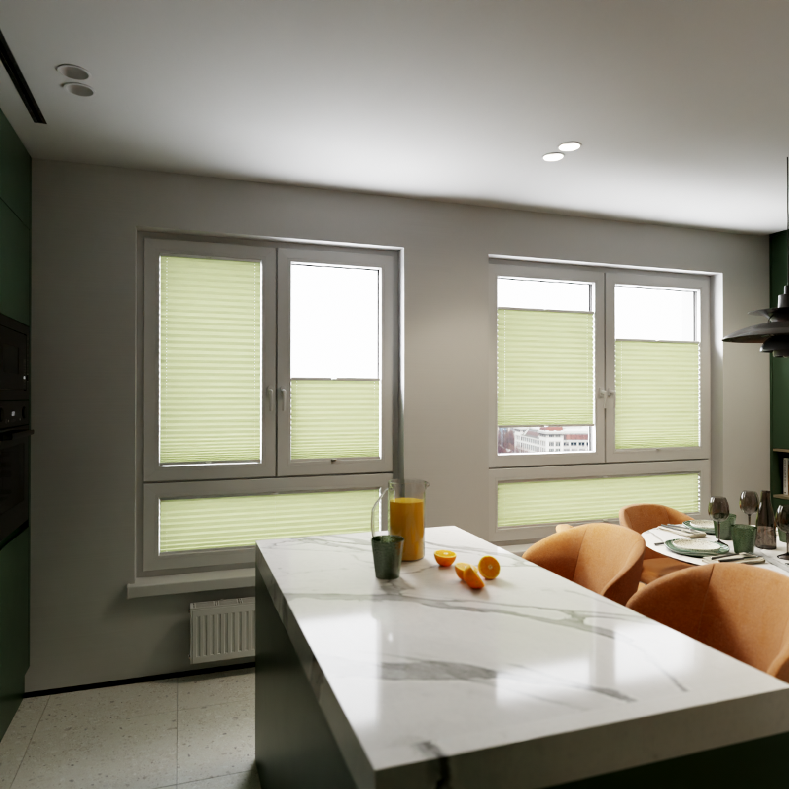 Jaloustore COSIFLOR® Plissee Cannes Grün - Bild 11