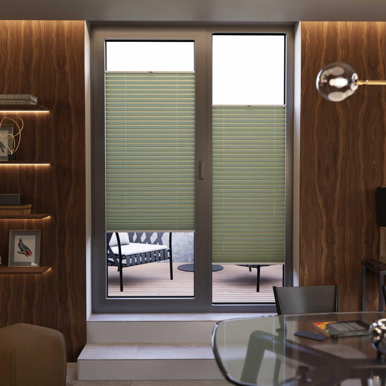 Jaloustore COSIFLOR® Plissee Cannes Grün - Bild 15