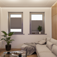 Jaloustore COSIFLOR® Plissee Cannes Grau - Vorschau 4