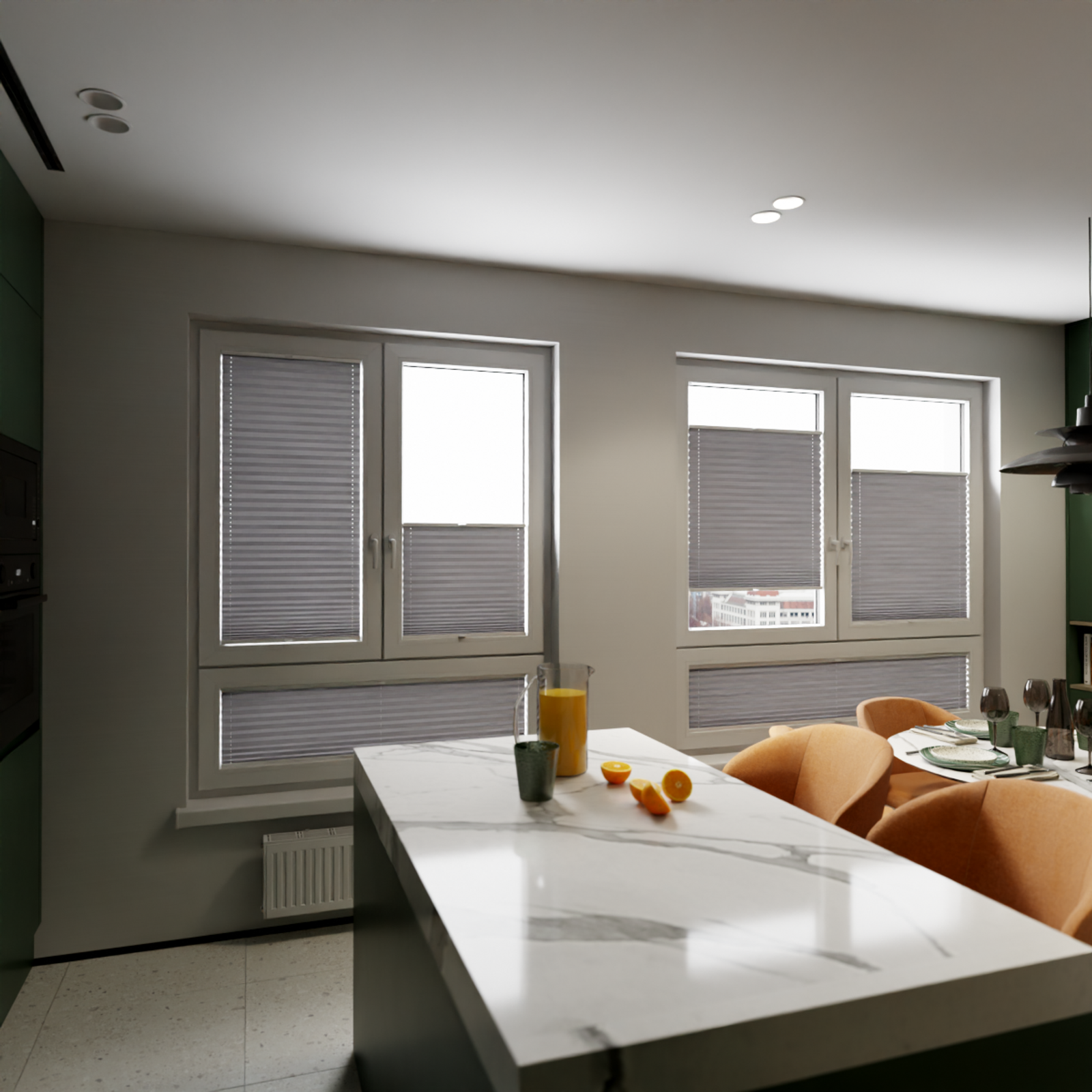 Jaloustore COSIFLOR® Plissee Cannes Grau - Bild 11