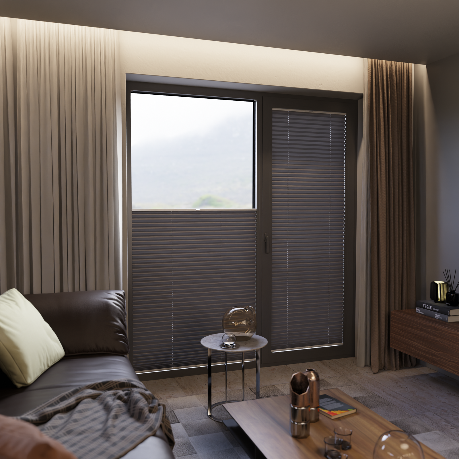 Jaloustore COSIFLOR® Plissee Cannes Grau - Bild 14