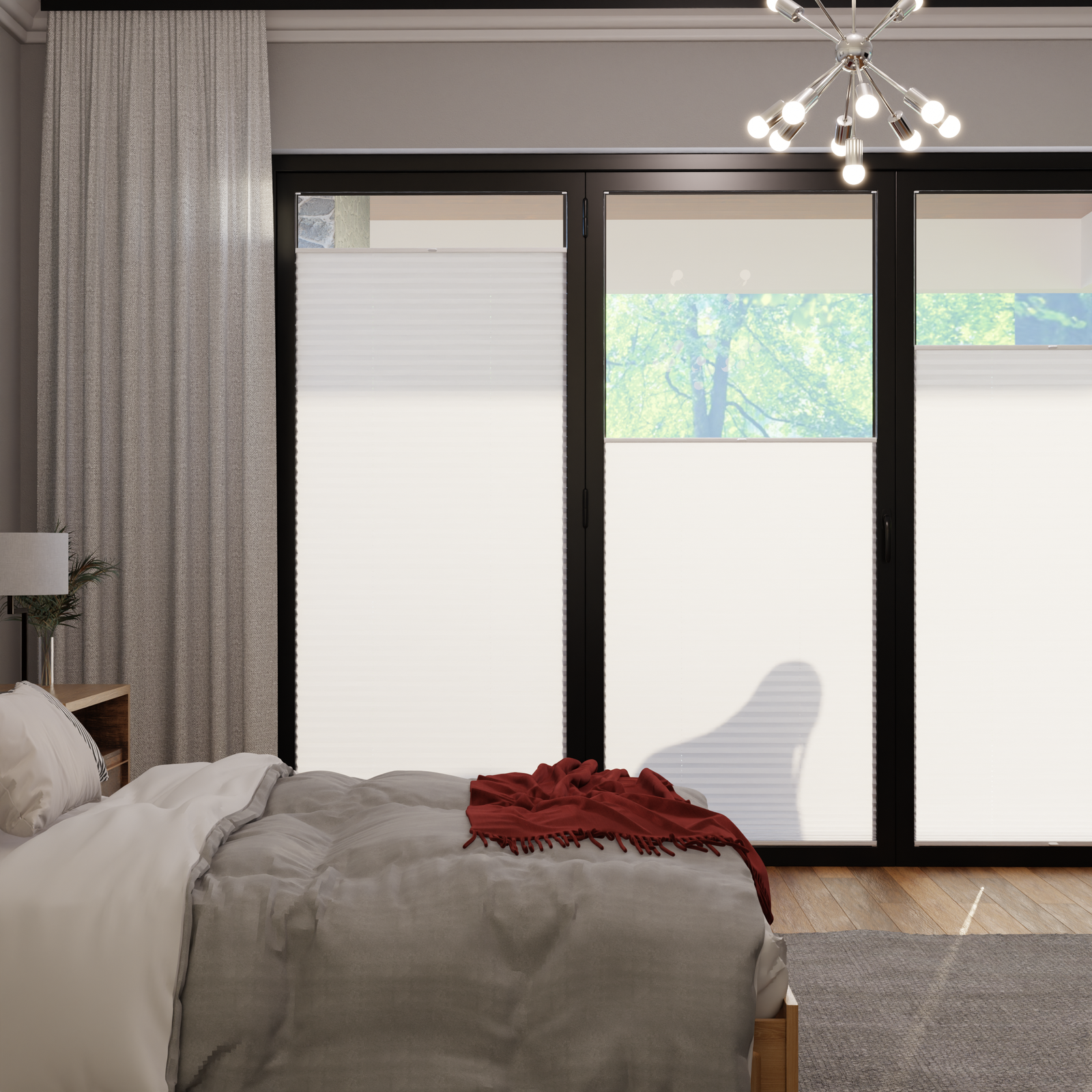 Jaloustore COSIFLOR® Plissee Cannes Hellgrau - Bild 0