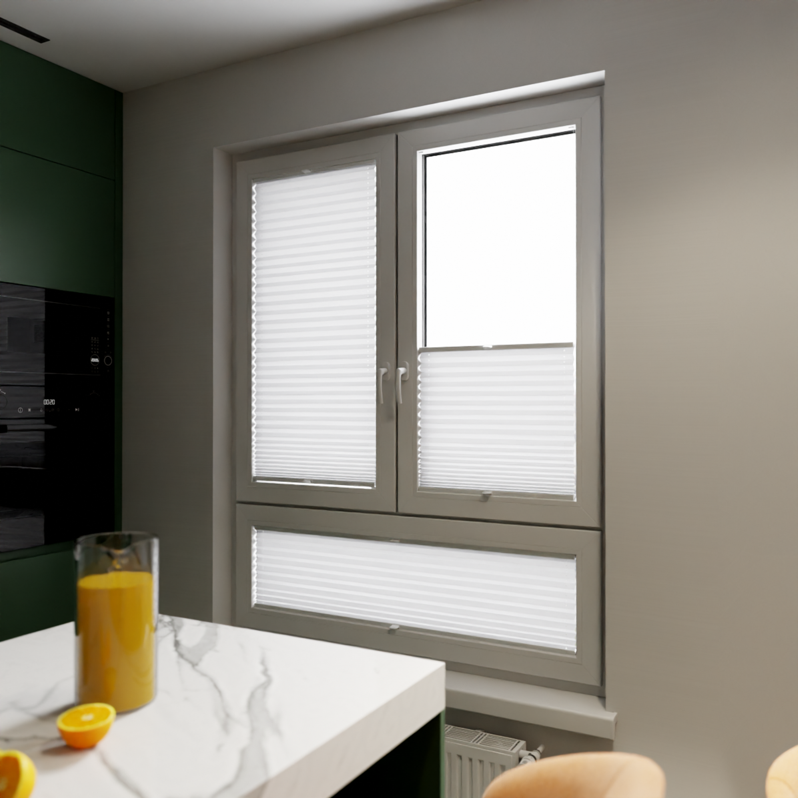 Jaloustore COSIFLOR® Plissee Cannes Hellgrau - Bild 10