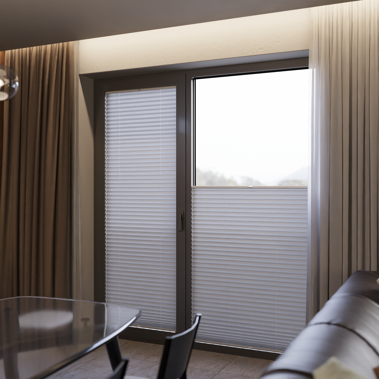 Jaloustore COSIFLOR® Plissee Cannes Hellgrau - Bild 13