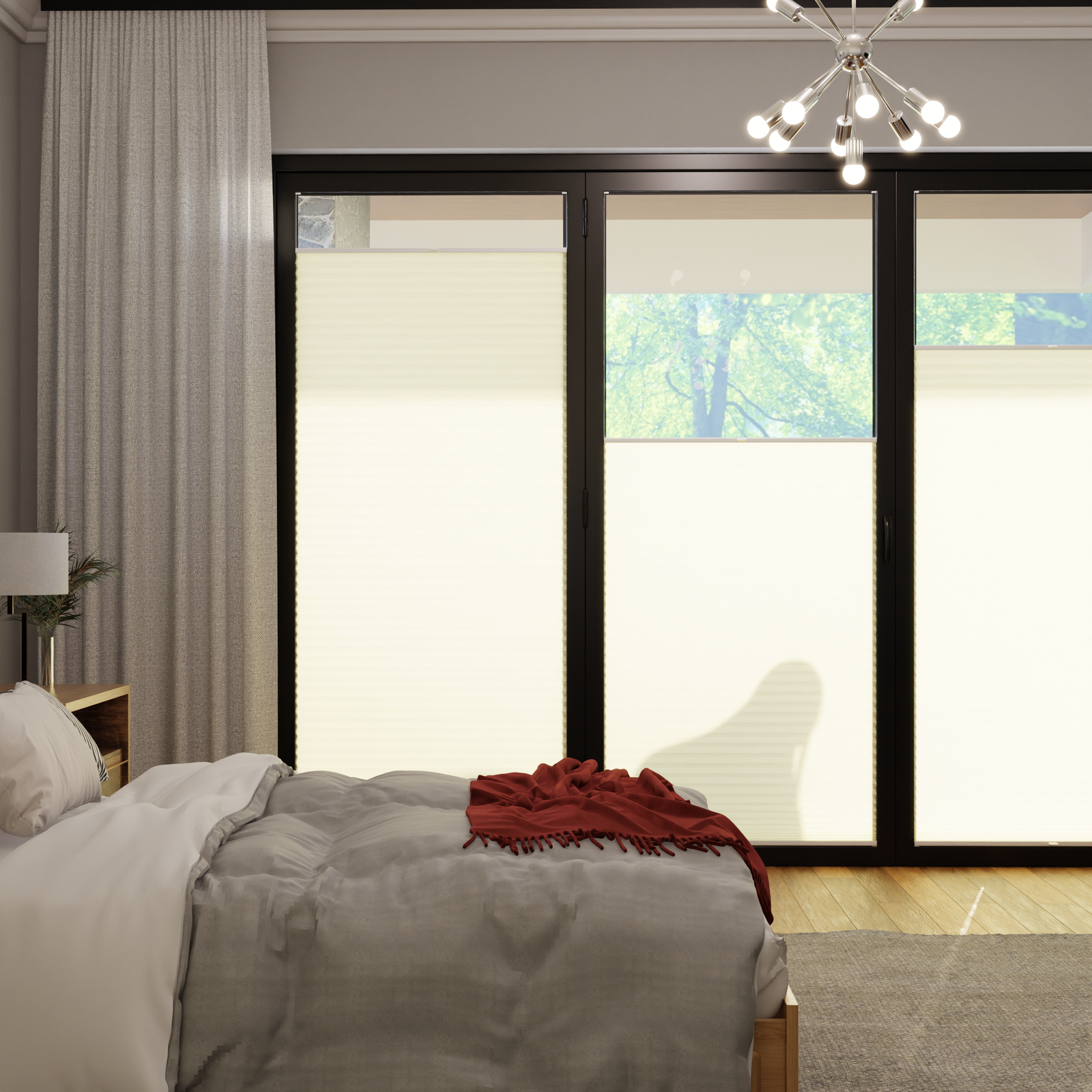 Jaloustore COSIFLOR® Plissee San Marino Helles Beige - Bild 0