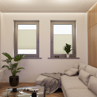 Jaloustore COSIFLOR® Plissee San Marino Helles Beige - Vorschau 4