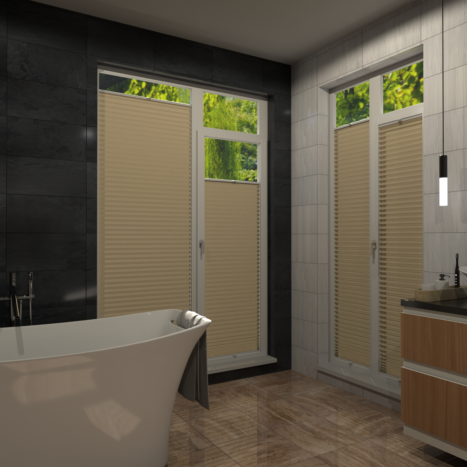 Jaloustore COSIFLOR® Plissee San Marino Beige - Bild 16