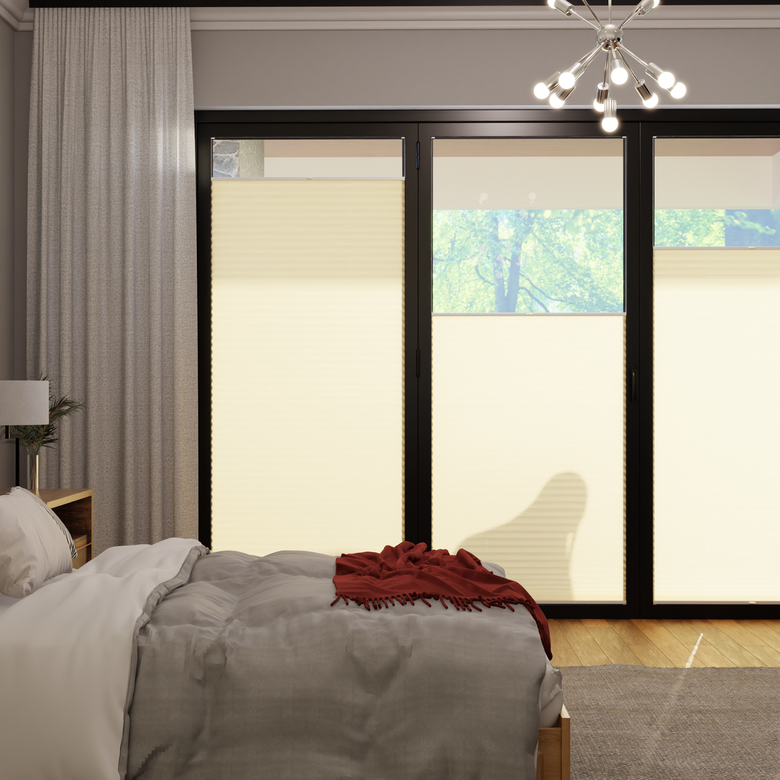 Jaloustore COSIFLOR® Plissee San Marino Champagner - Bild 0