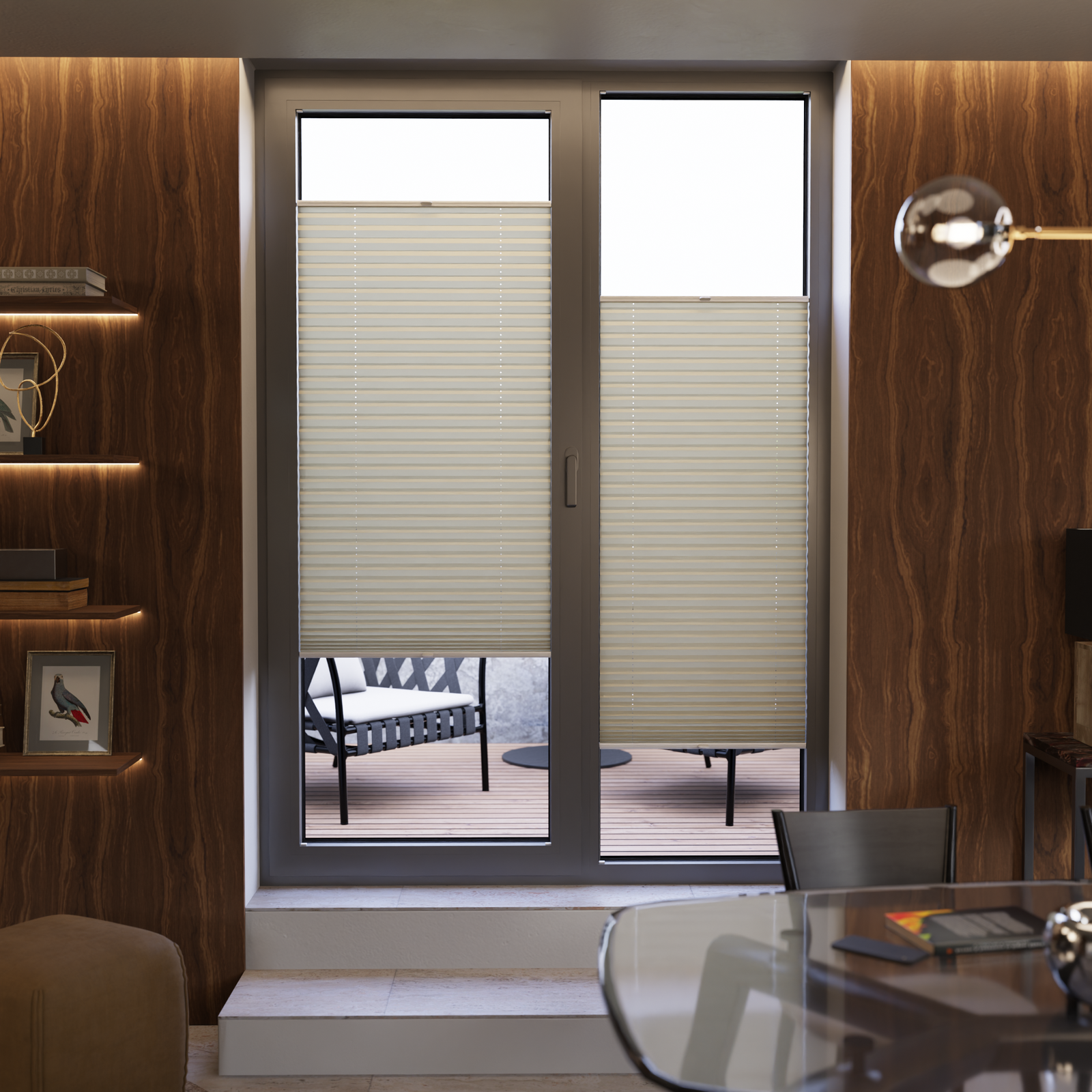 Jaloustore COSIFLOR® Plissee San Marino Champagner - Bild 15