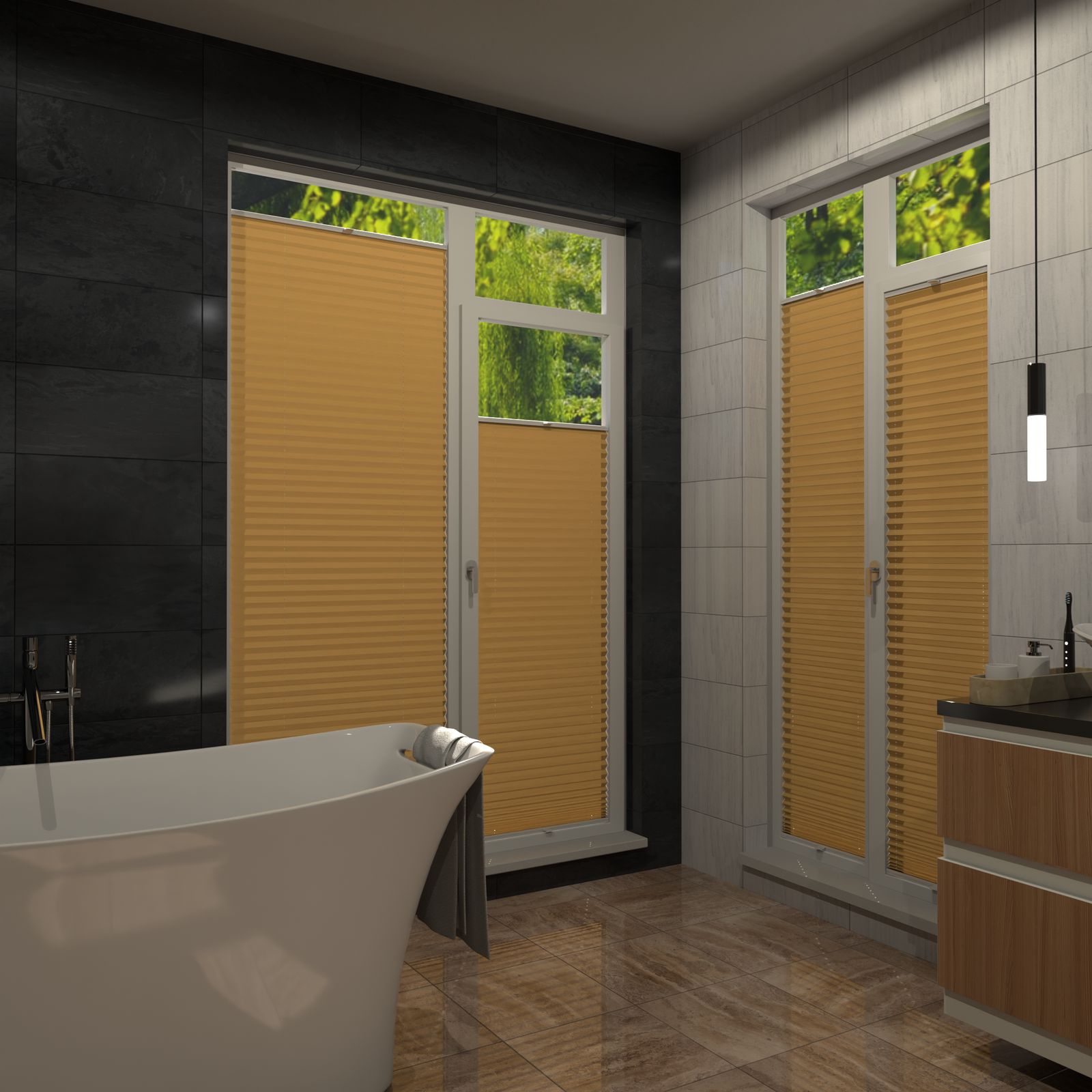 Jaloustore COSIFLOR® Plissee San Marino Orange - Bild 16