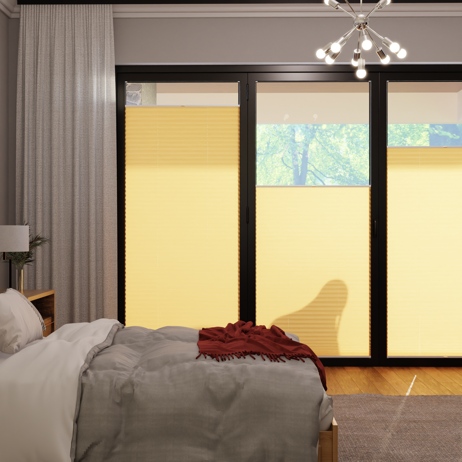 Jaloustore COSIFLOR® Plissee San Marino Orange - Bild 0