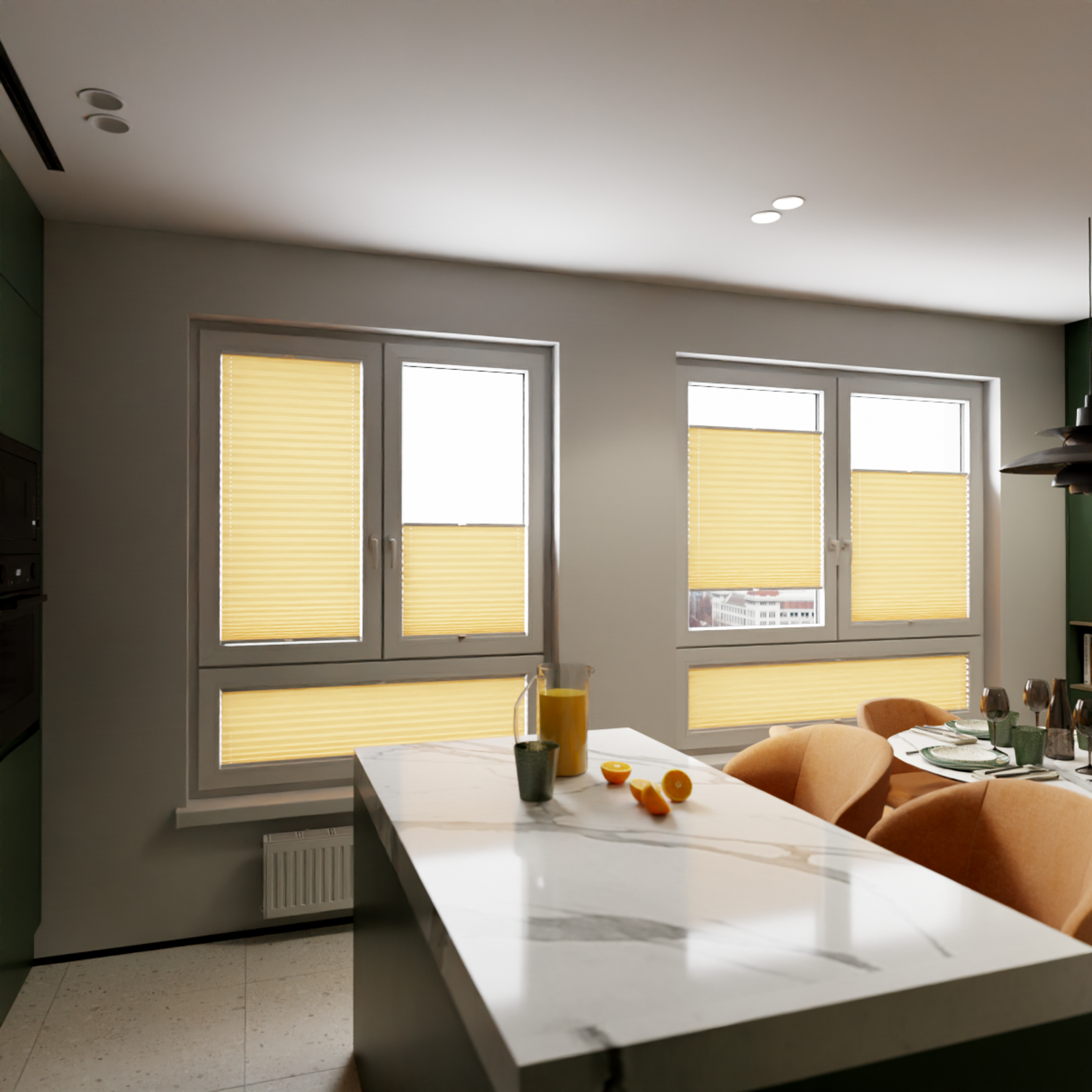 Jaloustore COSIFLOR® Plissee San Marino Orange - Bild 11