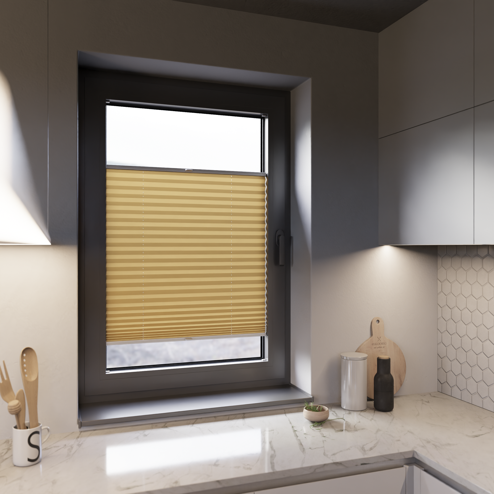 Jaloustore COSIFLOR® Plissee San Marino Orange - Bild 12