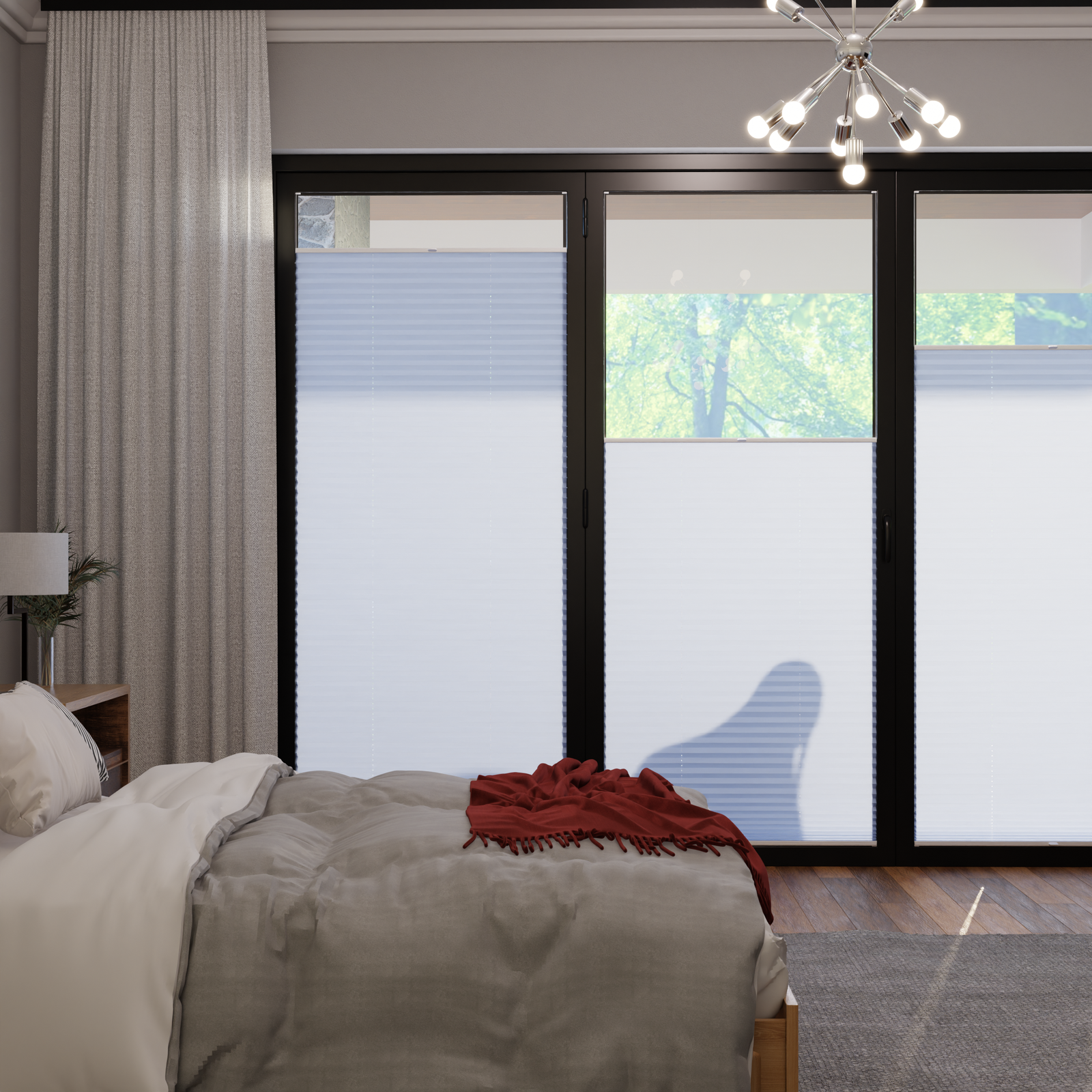 Jaloustore COSIFLOR® Plissee San Marino Himmelblau - Bild 0