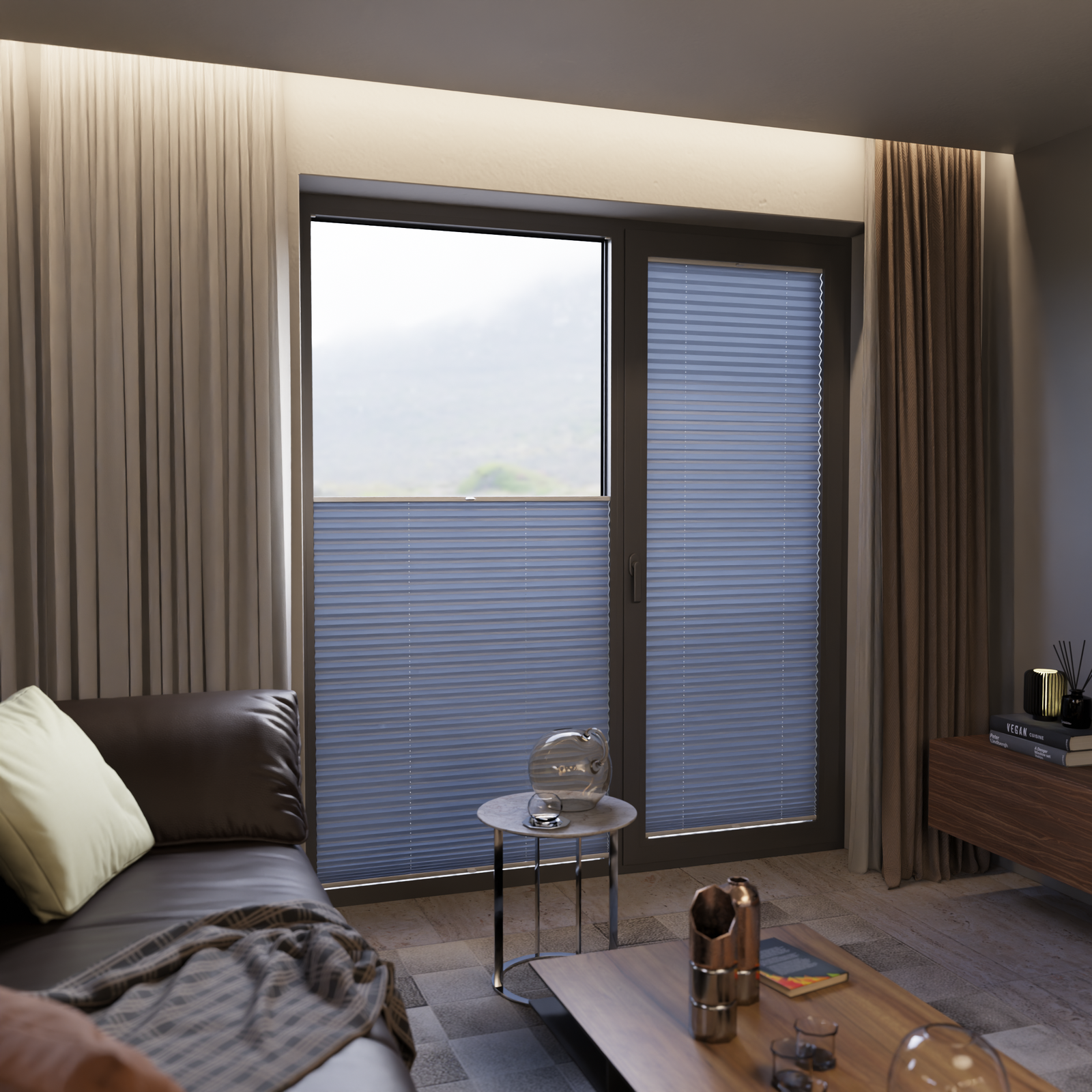 Jaloustore COSIFLOR® Plissee San Marino Himmelblau - Bild 14