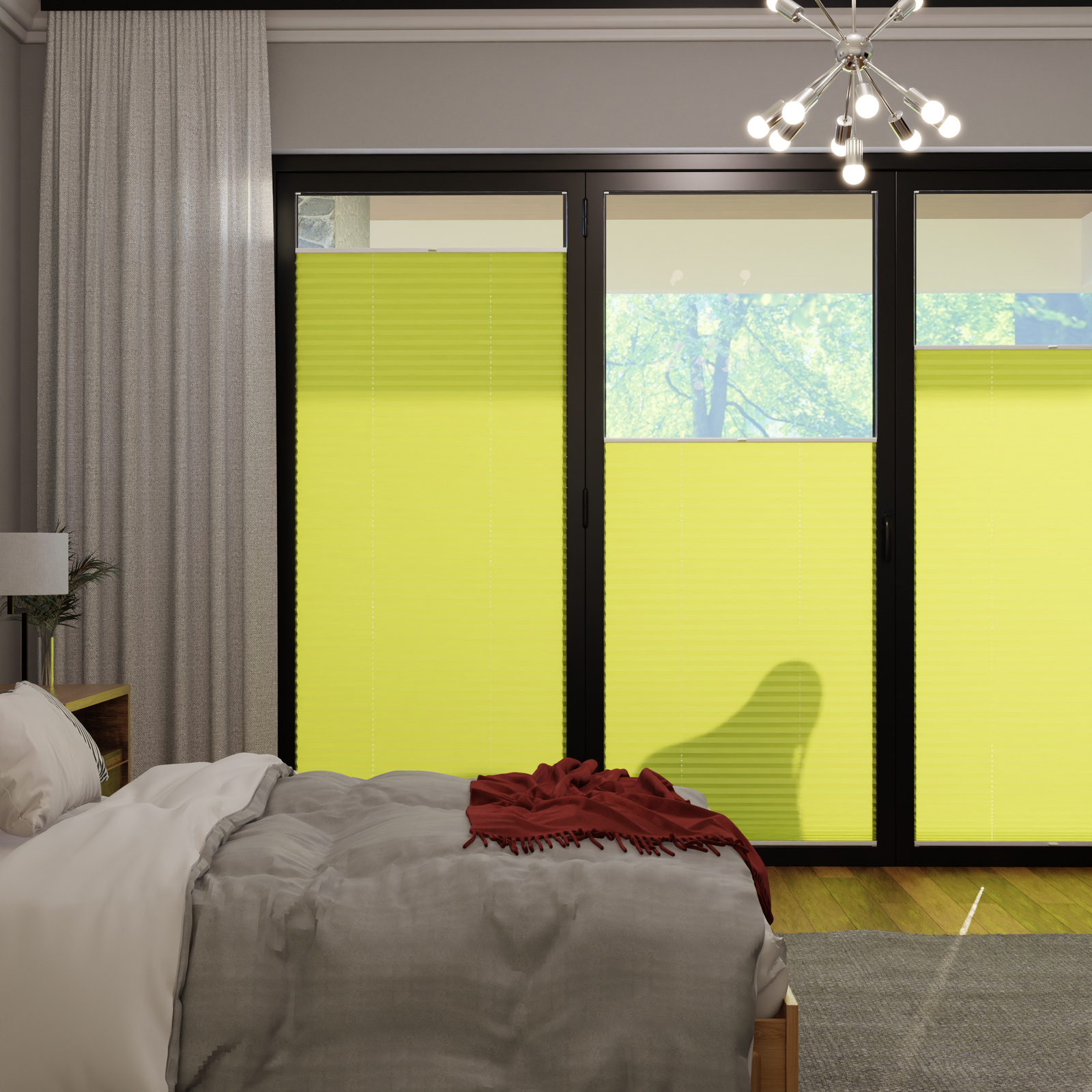 Jaloustore COSIFLOR® Plissee San Marino Grün - Bild 0