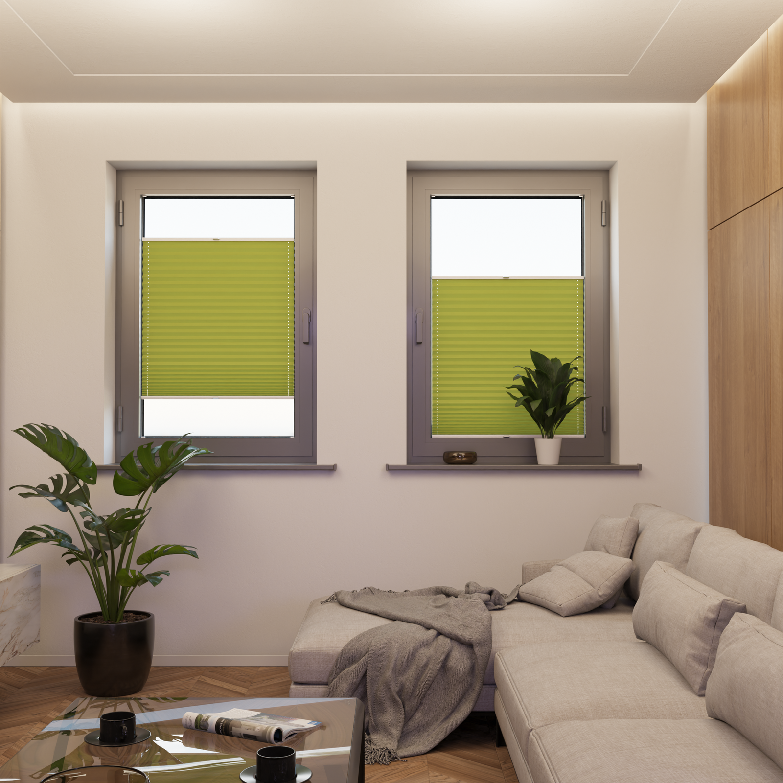 Jaloustore COSIFLOR® Plissee San Marino Grün - Bild 4