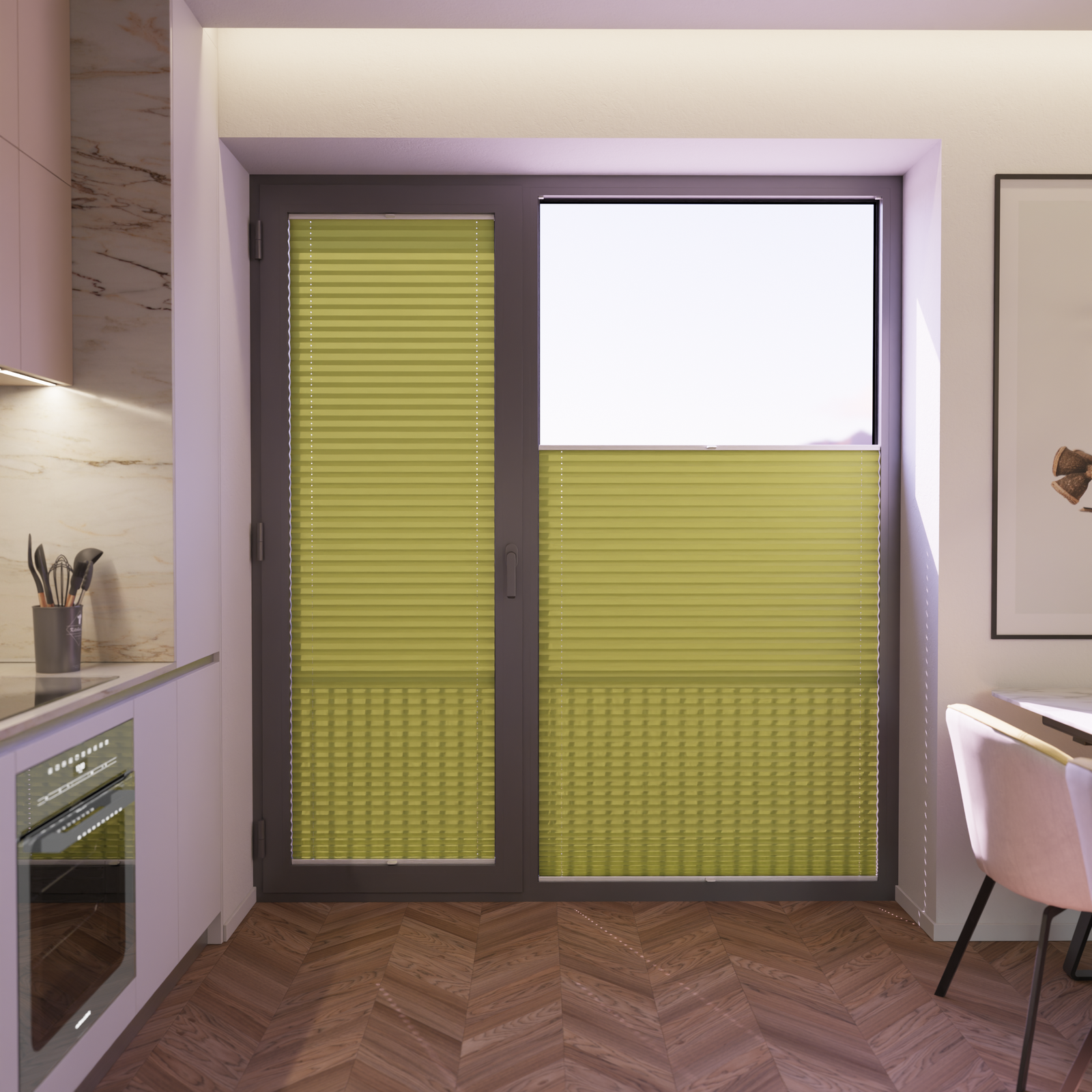 Jaloustore COSIFLOR® Plissee San Marino Grün - Bild 5