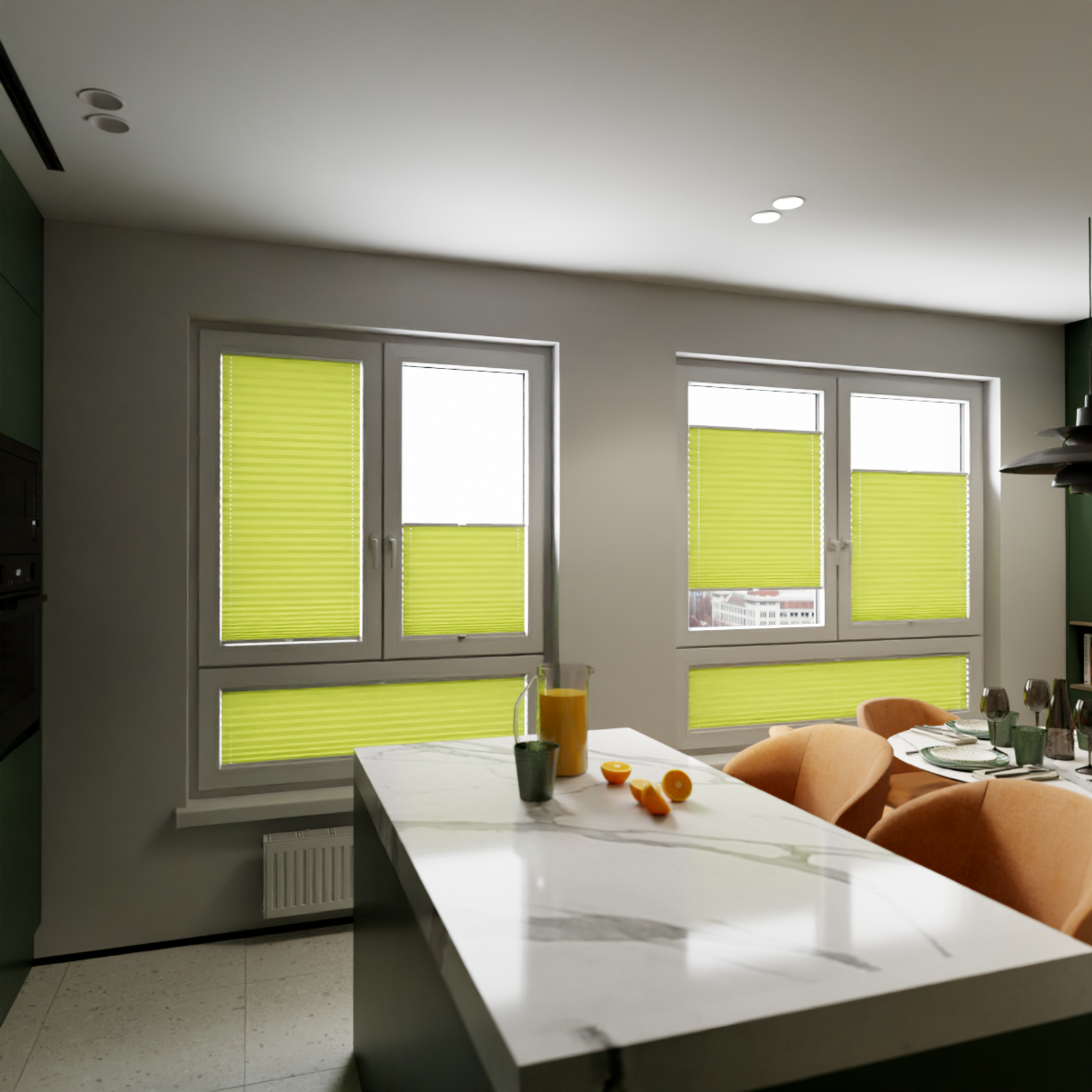 Jaloustore COSIFLOR® Plissee San Marino Grün - Bild 11