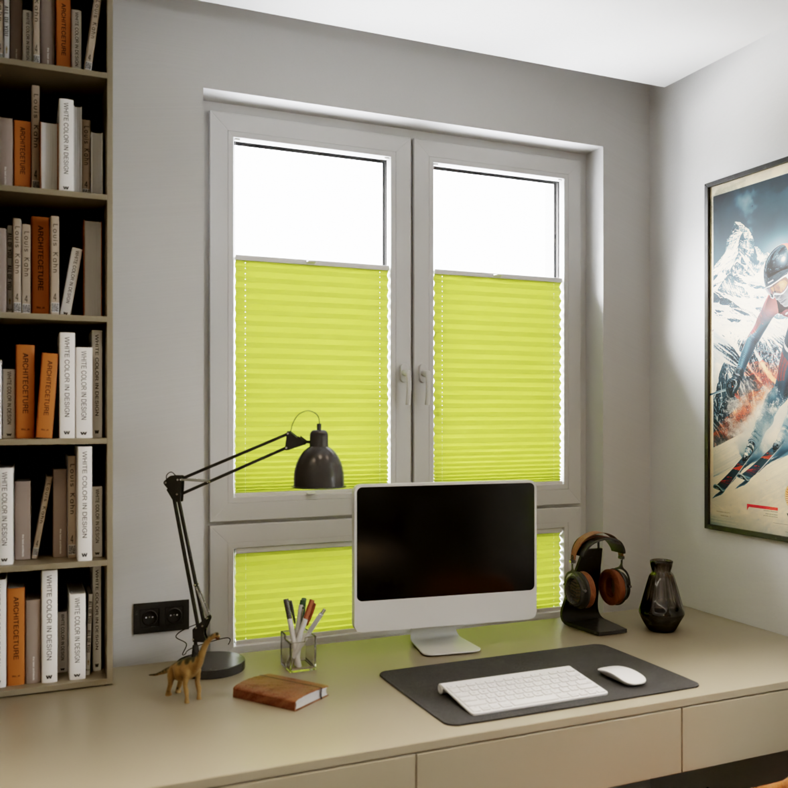 Jaloustore COSIFLOR® Plissee San Marino Grün - Bild 9