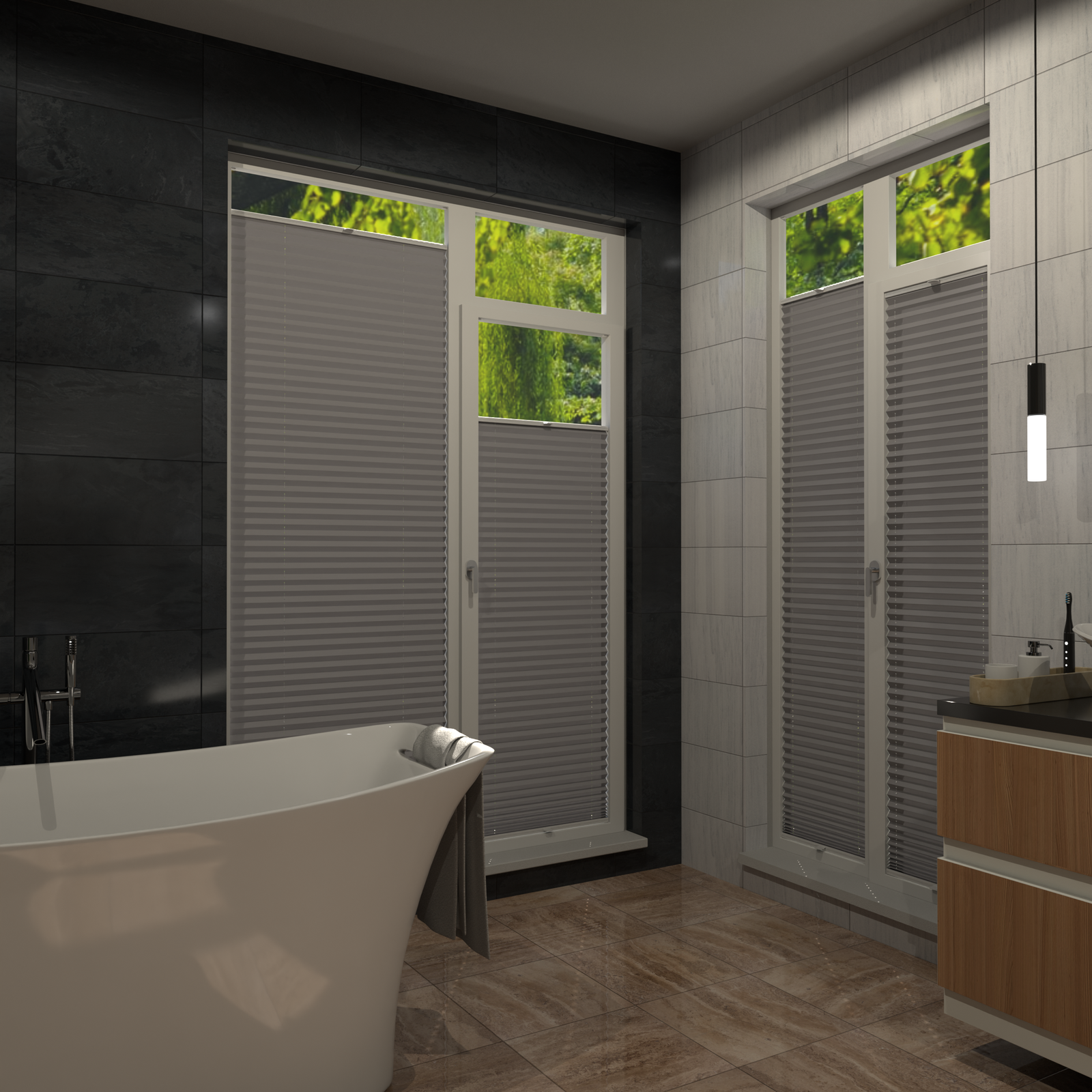 Jaloustore COSIFLOR® Plissee San Marino Hellgrau - Bild 16