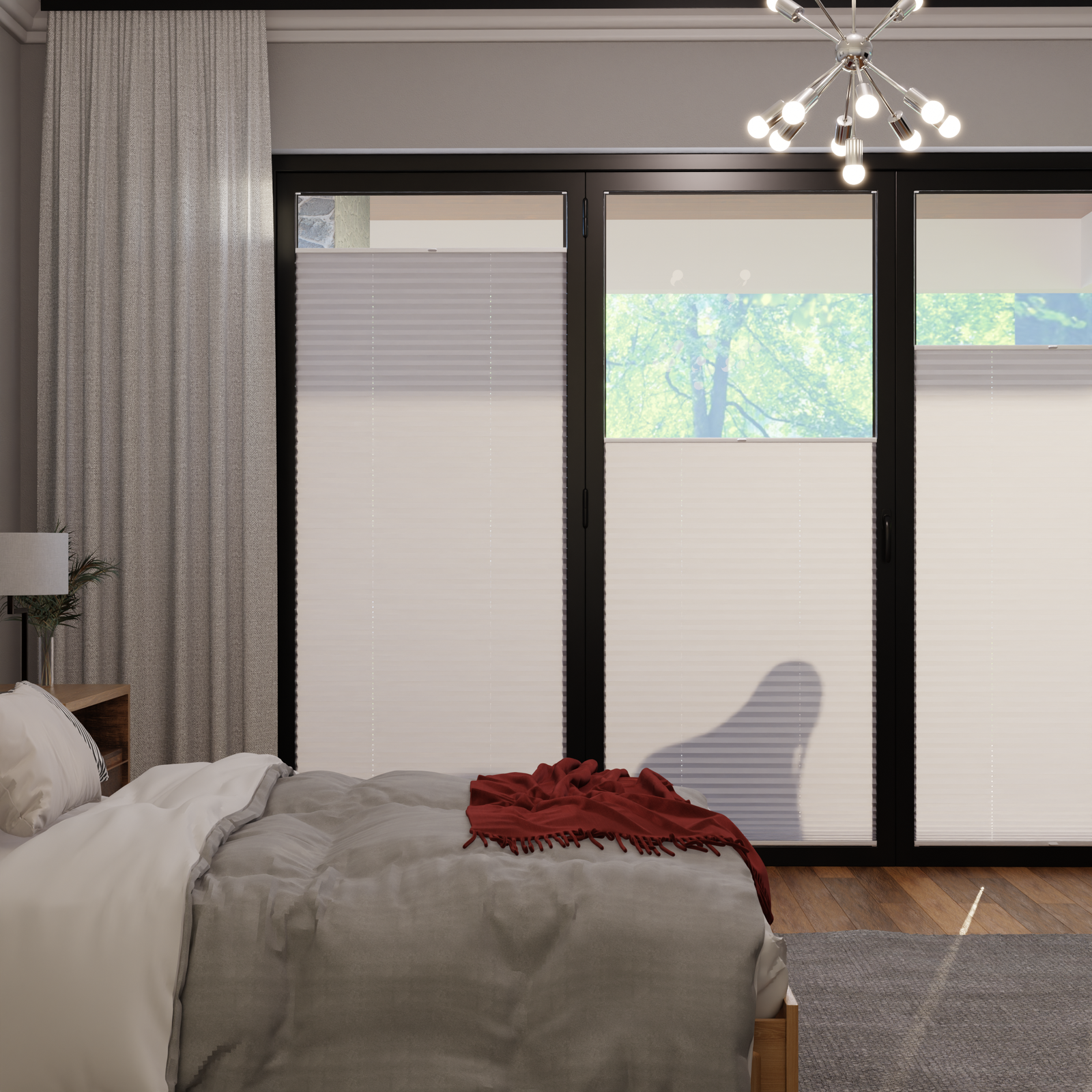 Jaloustore COSIFLOR® Plissee San Marino Hellgrau - Bild 0