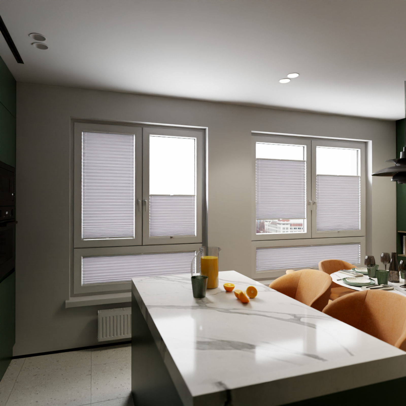 Jaloustore COSIFLOR® Plissee San Marino Hellgrau - Bild 11