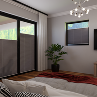 Jaloustore COSIFLOR® Plissee San Marino Dunkelgrau - Vorschau 1