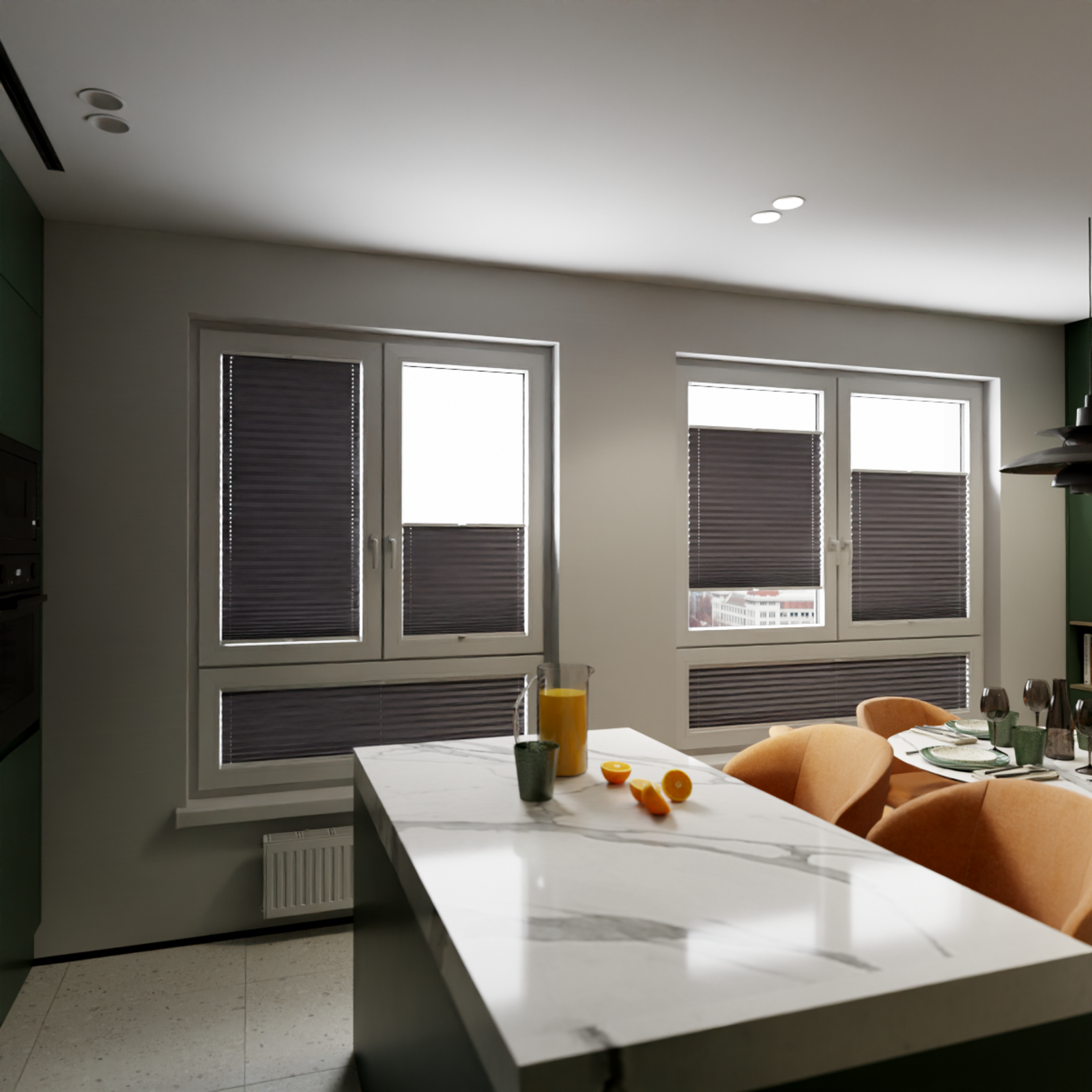 Jaloustore COSIFLOR® Plissee San Marino Dunkelgrau - Bild 11