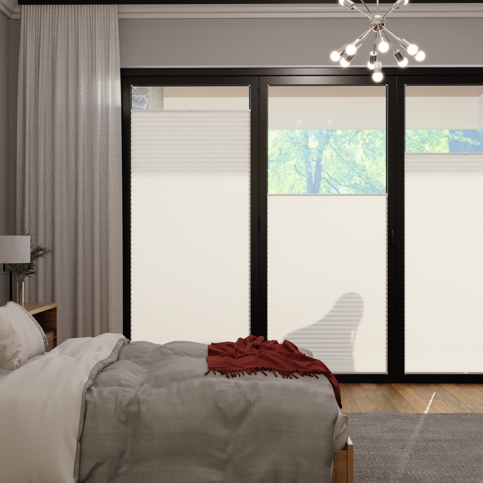 Jaloustore COSIFLOR® Plissee Helsinki Weiß - Bild 0