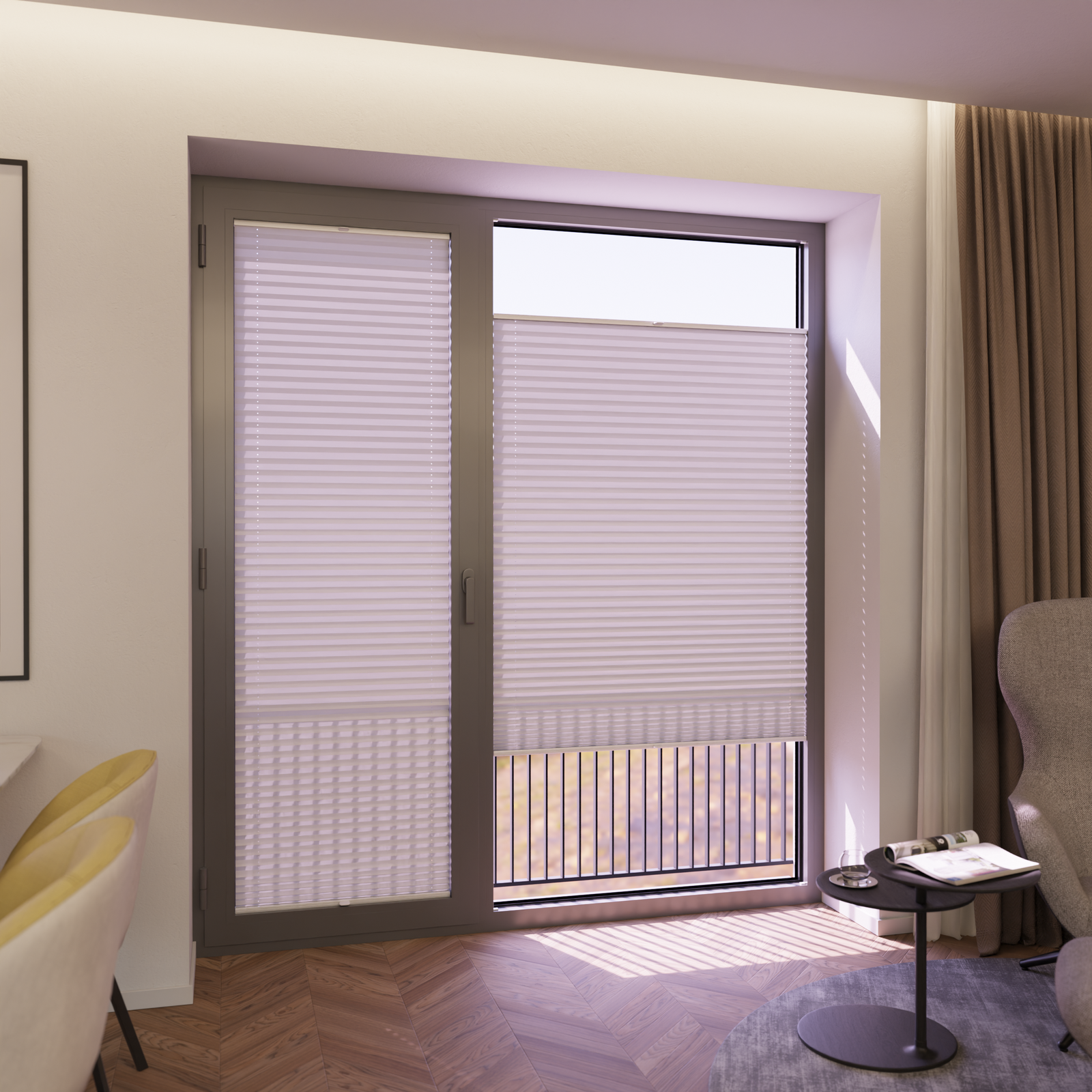 Jaloustore COSIFLOR® Plissee Helsinki Weiß - Bild 6