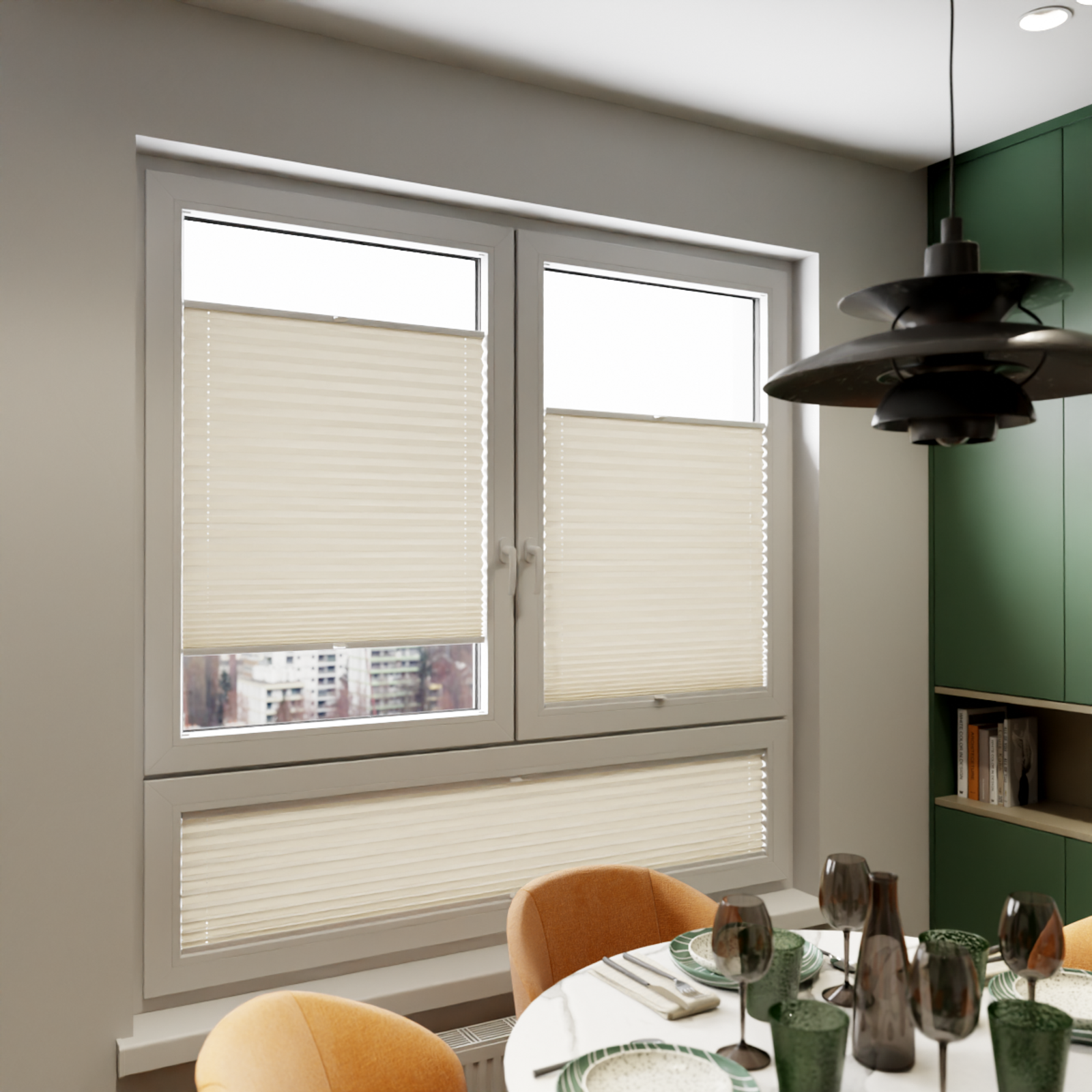 Jaloustore COSIFLOR® Plissee Helsinki Creme - Bild 7