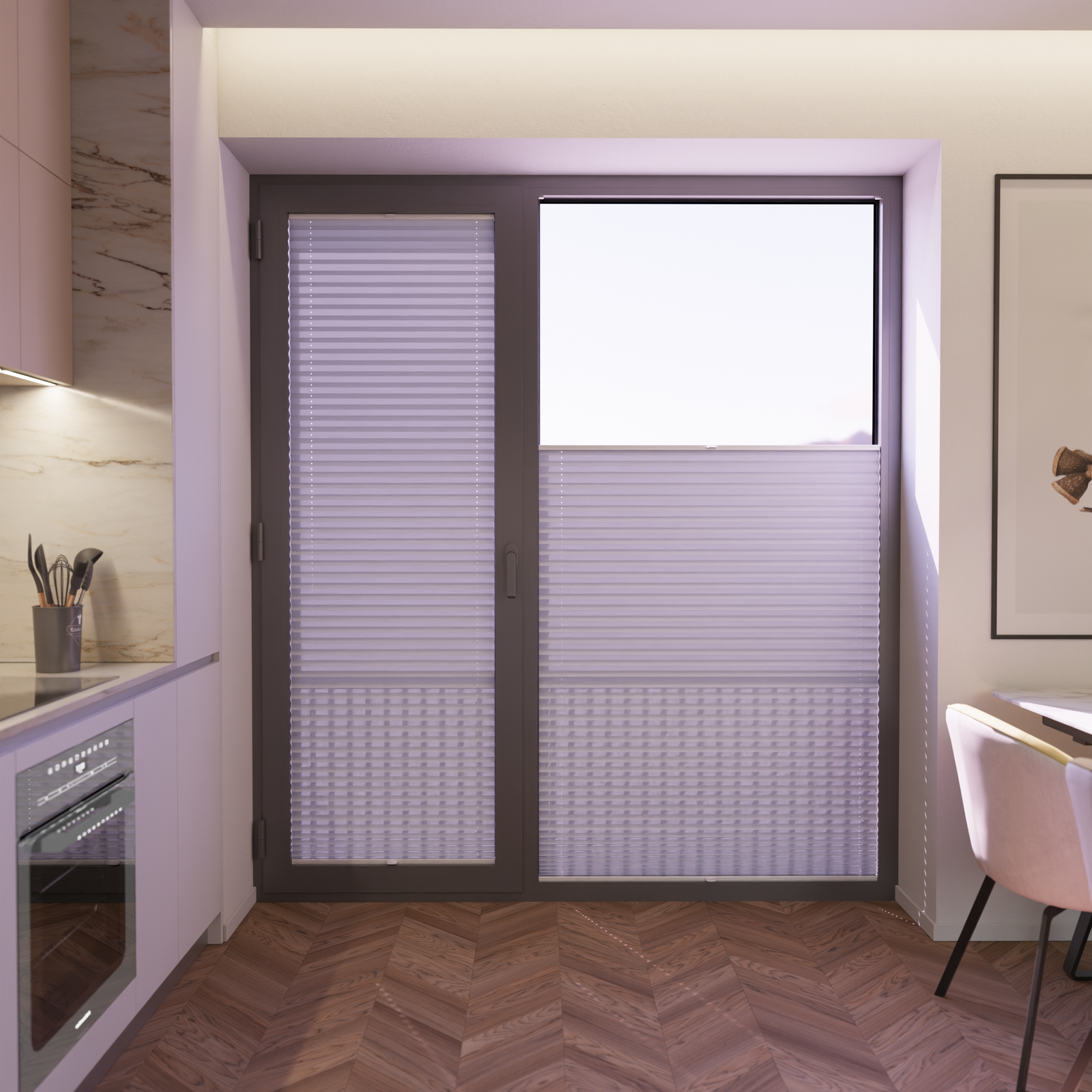 Jaloustore COSIFLOR® Plissee Helsinki Hellblau - Bild 5