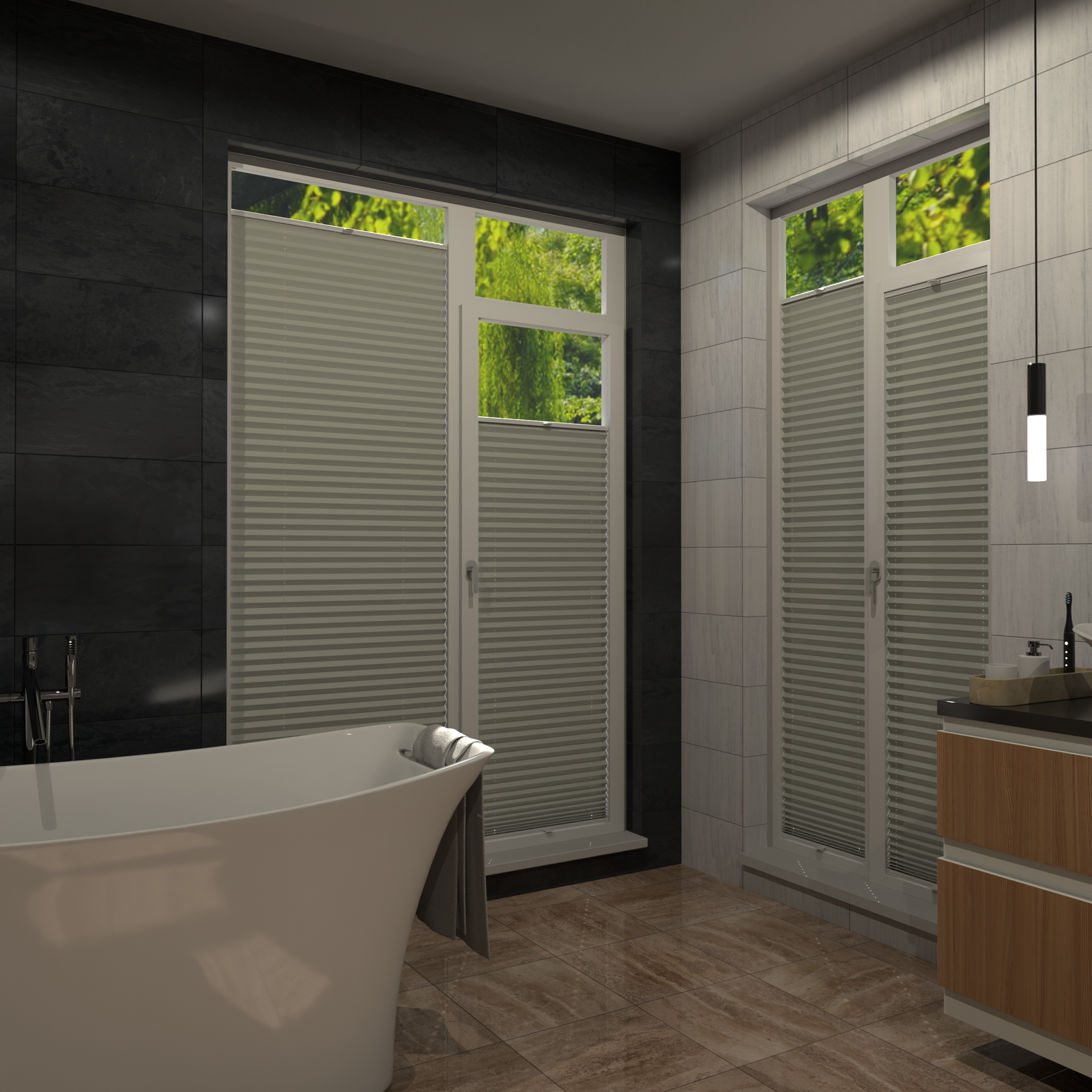 Jaloustore COSIFLOR® Plissee Helsinki Hellgrau - Bild 16