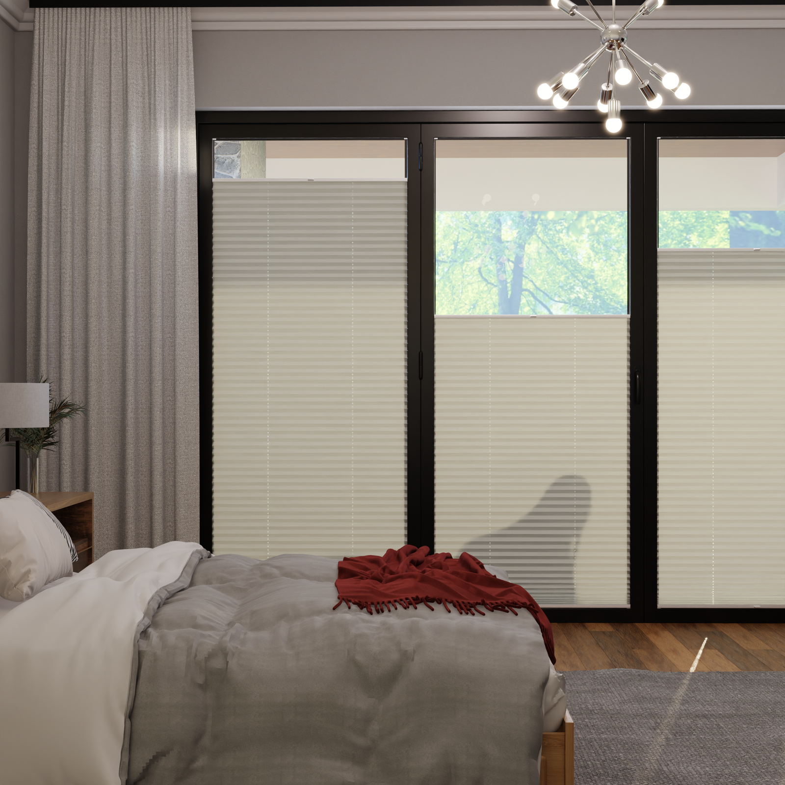 Jaloustore COSIFLOR® Plissee Helsinki Hellgrau - Bild 0