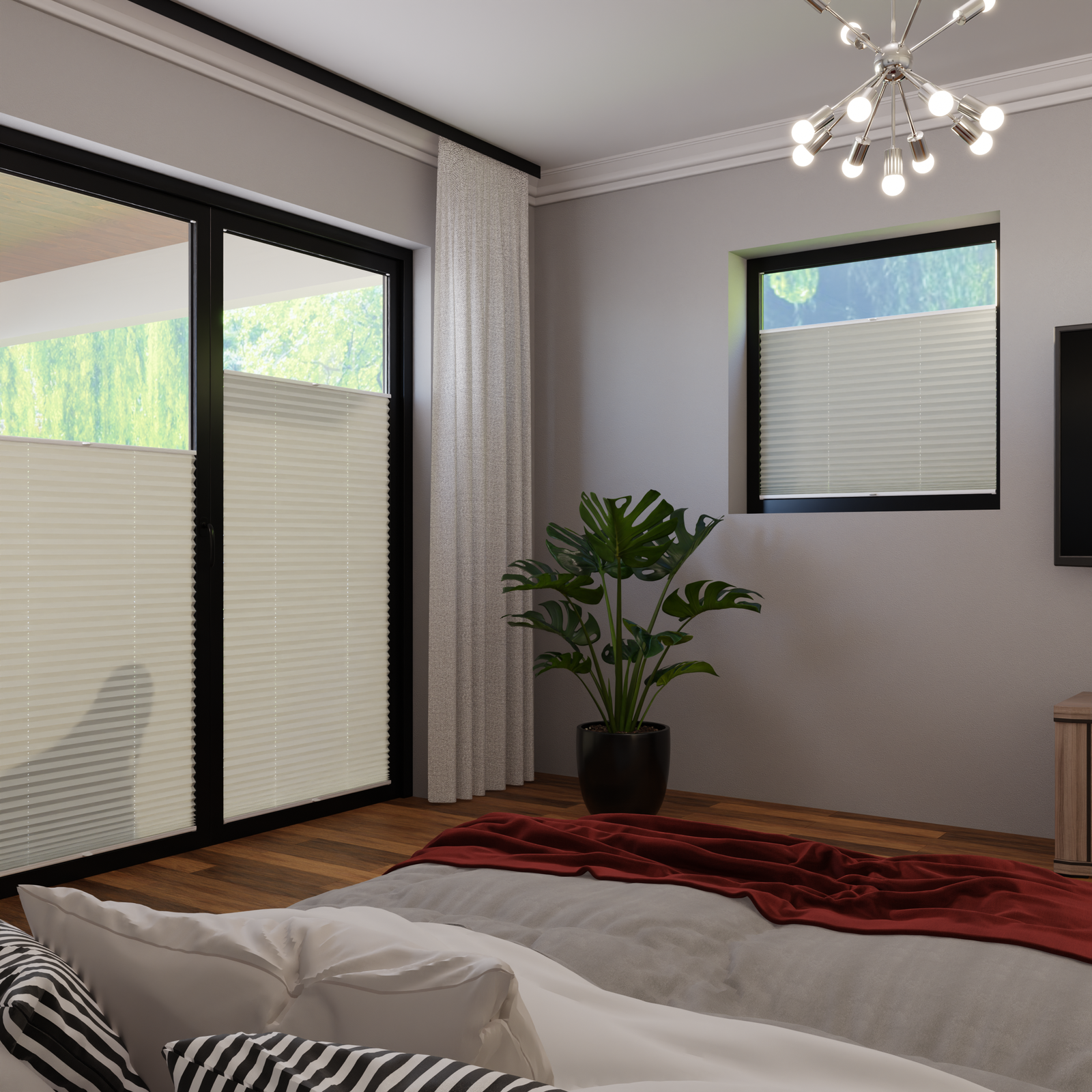 Jaloustore COSIFLOR® Plissee Helsinki Hellgrau - Bild 1