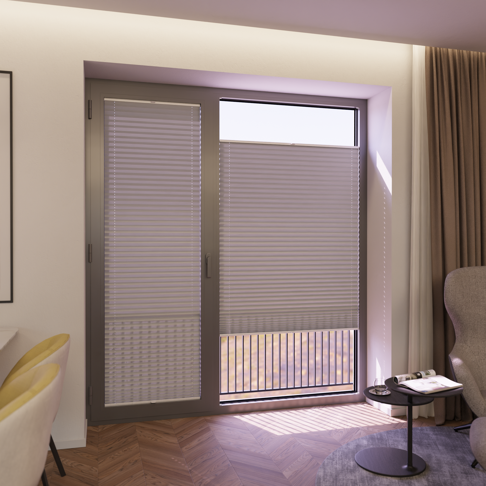 Jaloustore COSIFLOR® Plissee Helsinki Hellgrau - Bild 6