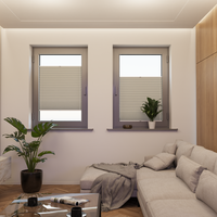 Jaloustore COSIFLOR® Plissee Helsinki Grauweiß - Vorschau 4