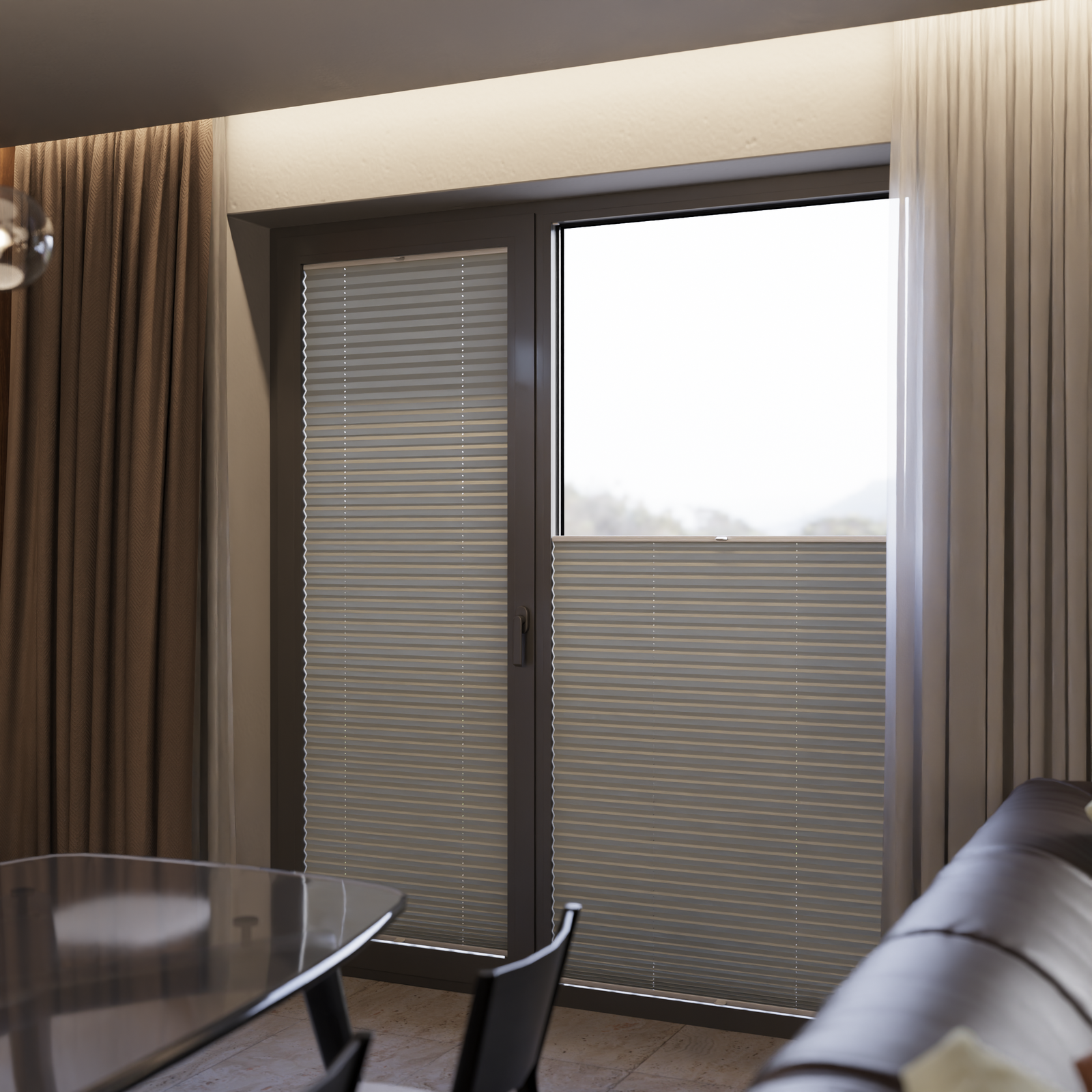 Jaloustore COSIFLOR® Plissee Helsinki Grauweiß - Bild 13