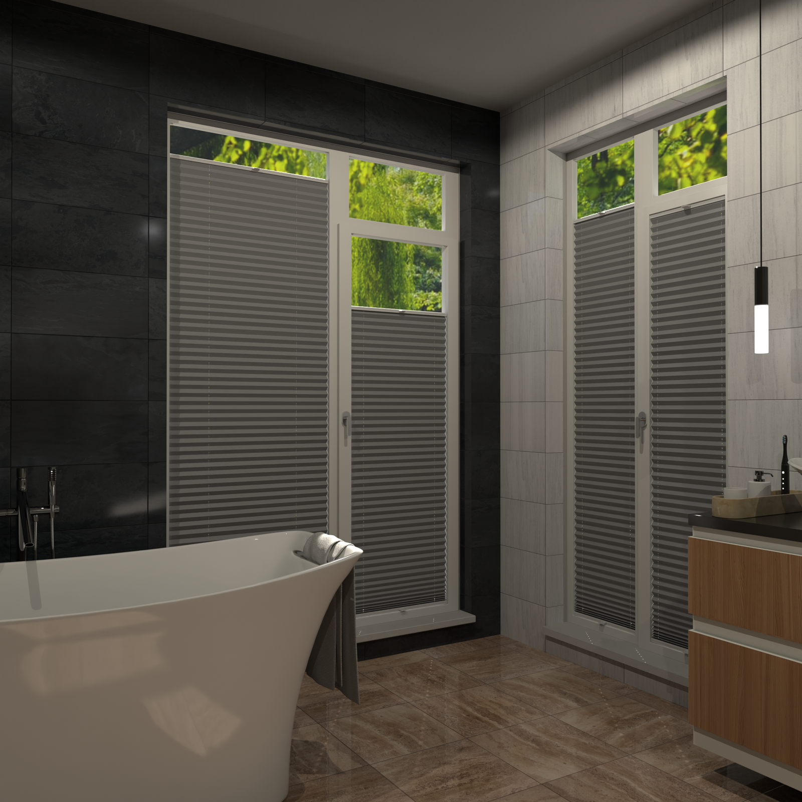 Jaloustore COSIFLOR® Plissee Helsinki Grau - Bild 16