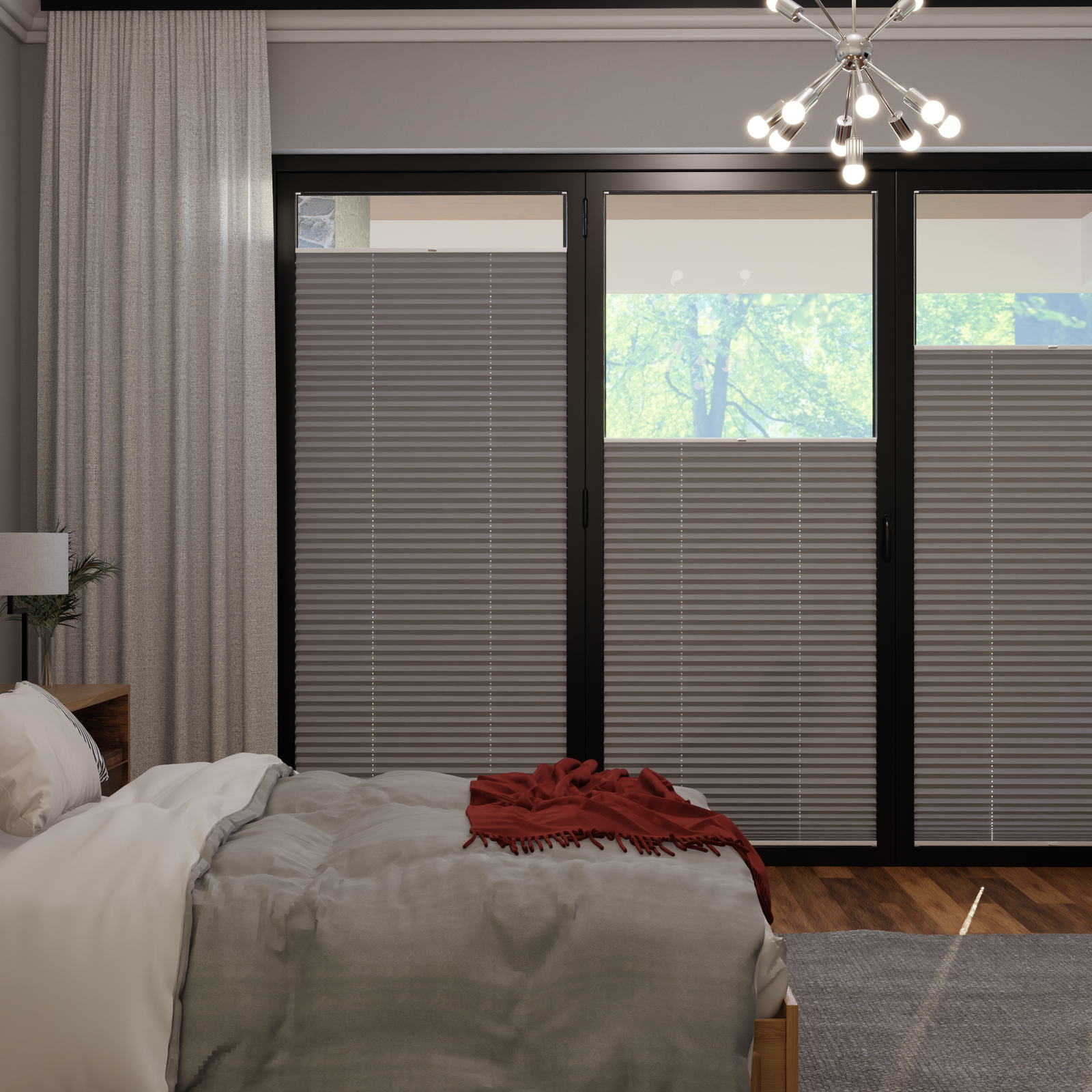 Jaloustore COSIFLOR® Plissee Helsinki Grau - Bild 0