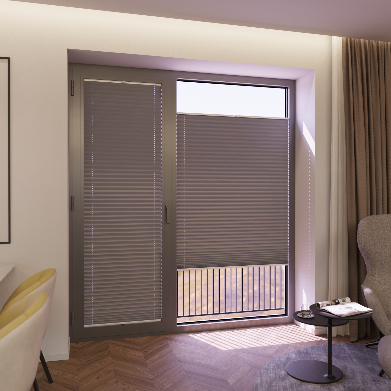 Jaloustore COSIFLOR® Plissee Helsinki Grau - Bild 6