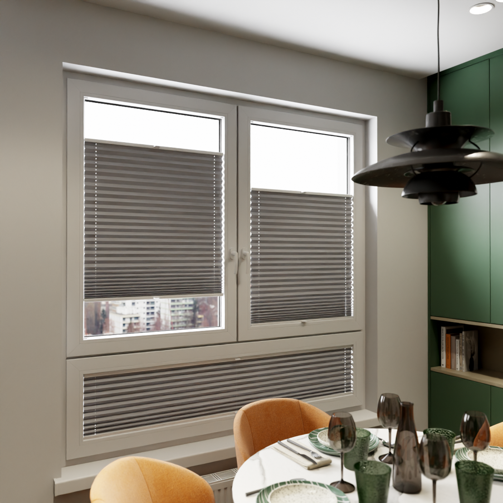 Jaloustore COSIFLOR® Plissee Helsinki Grau - Bild 7